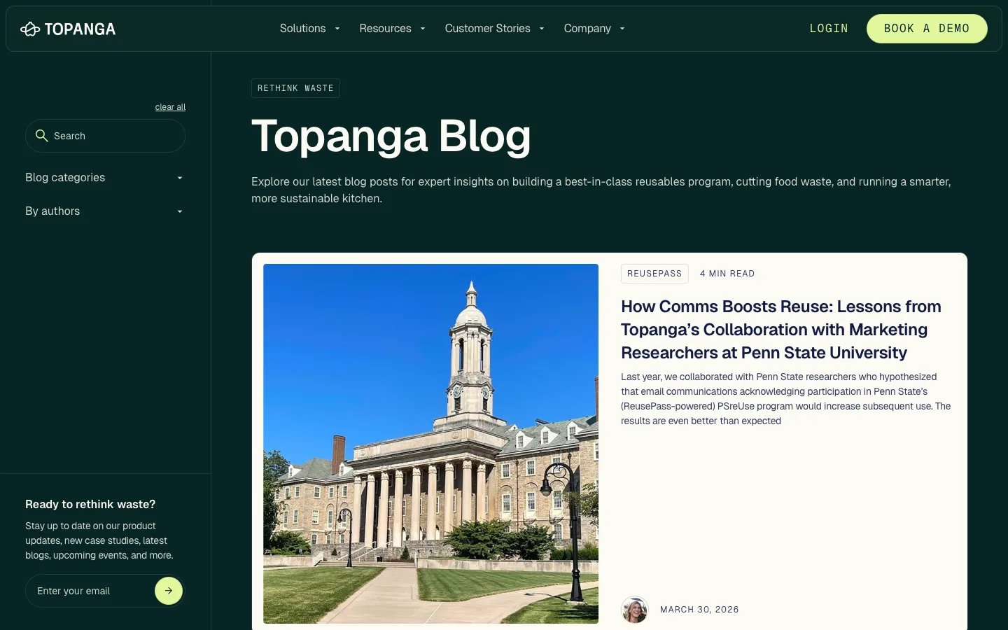 topanga.io - Blog Screenshot Preview
