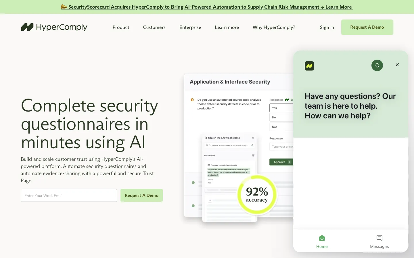 hypercomply.com - Pricing Screenshot Preview