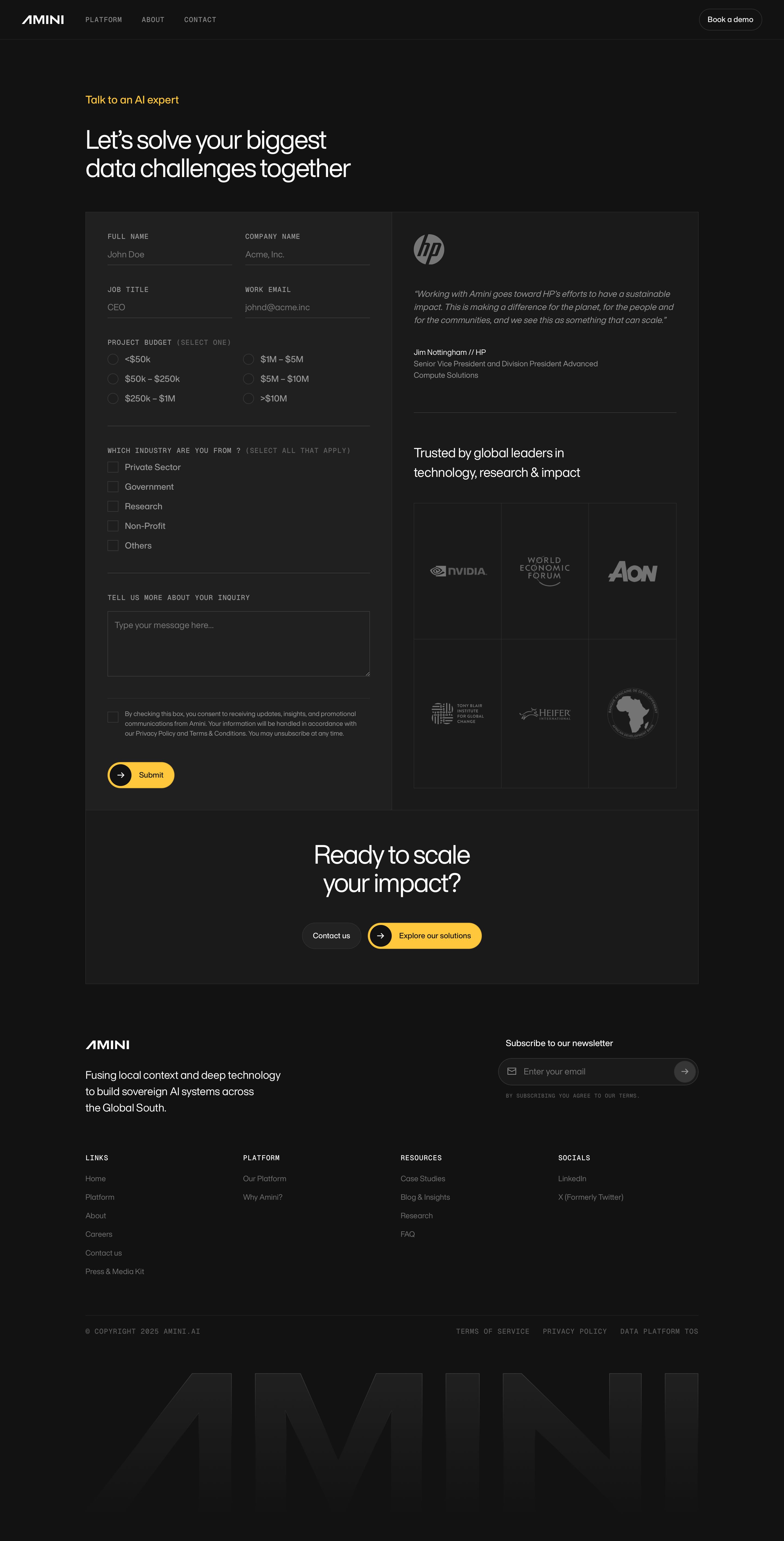 amini.ai - Amini AI — Demo - Desktop - Thu Jul 30 2026 02:58:47 GMT+0000 (Coordinated Universal Time) Screenshot