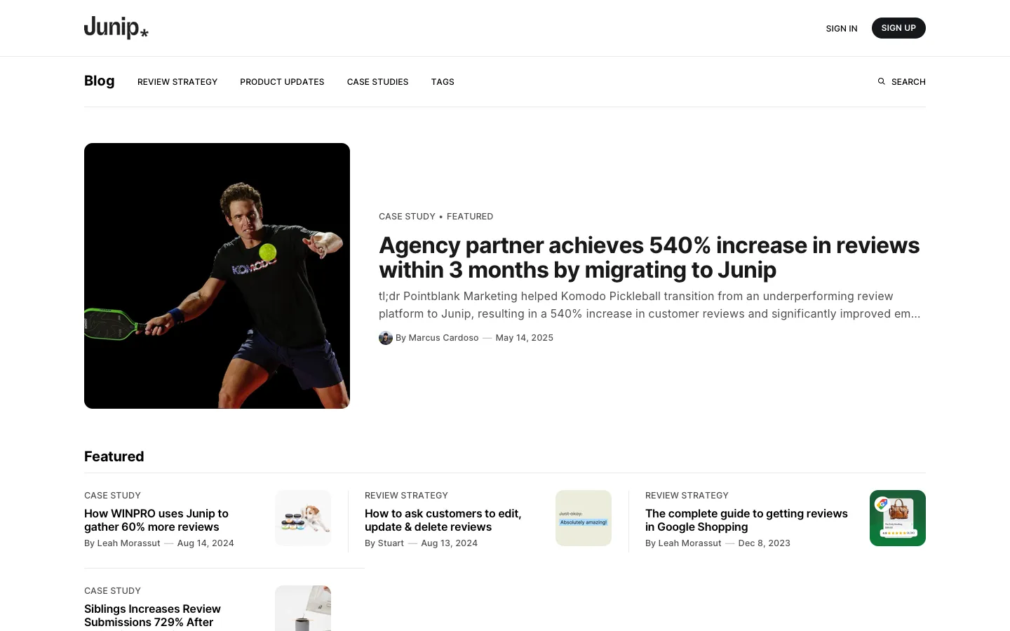 junip.co - Blog Screenshot Preview