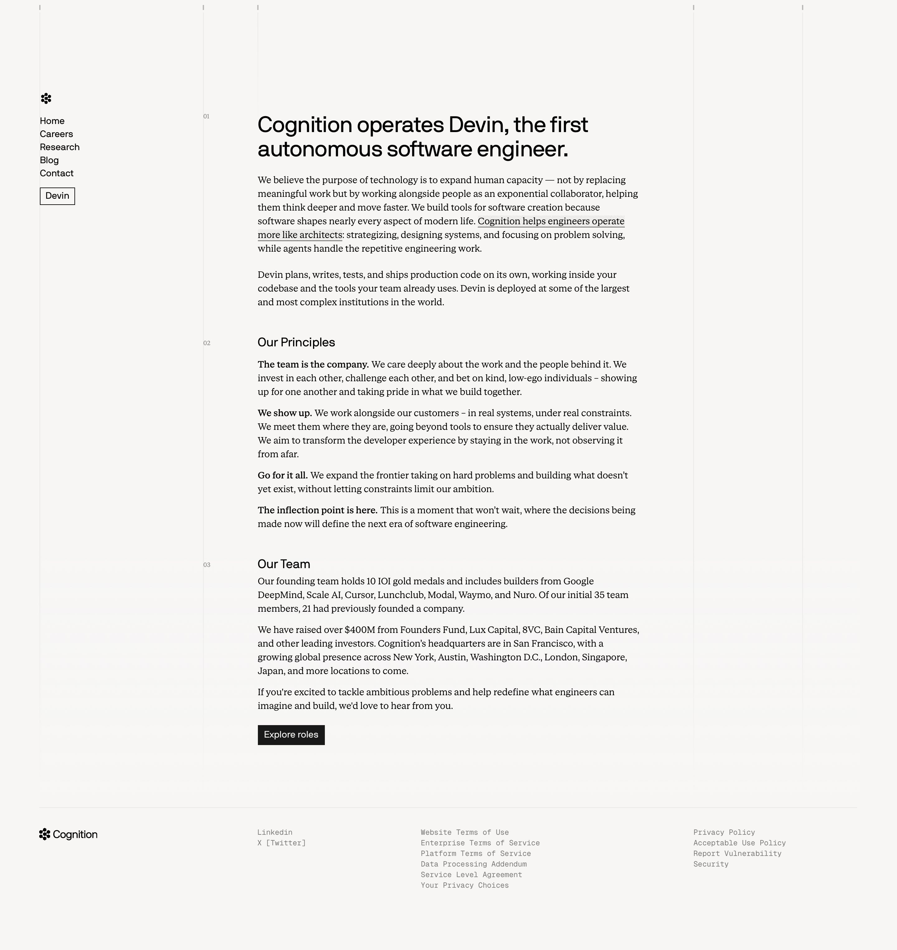 windsurf.com - About | Cognition - Desktop Screenshot