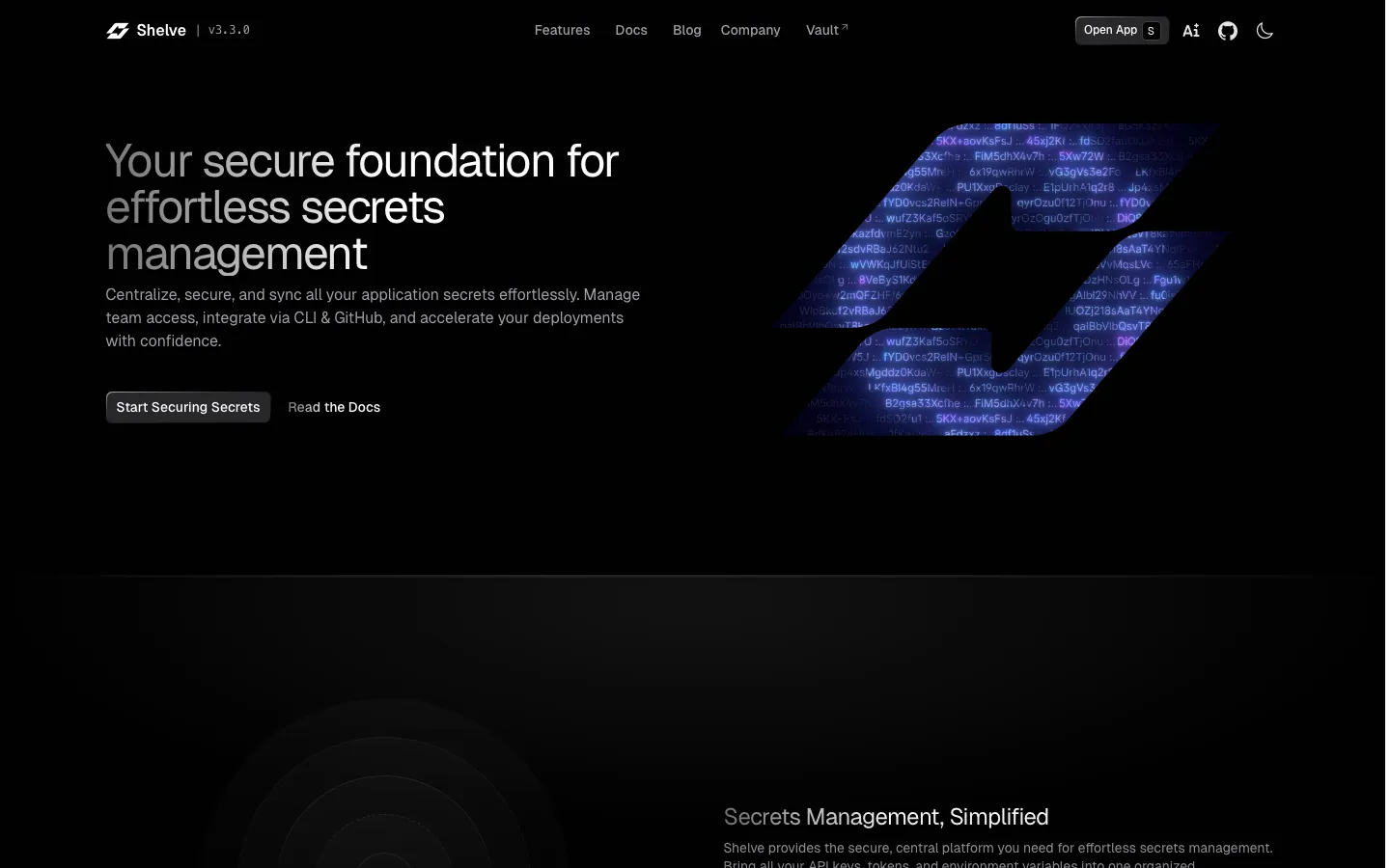 shelve.cloud - Landing Screenshot Preview