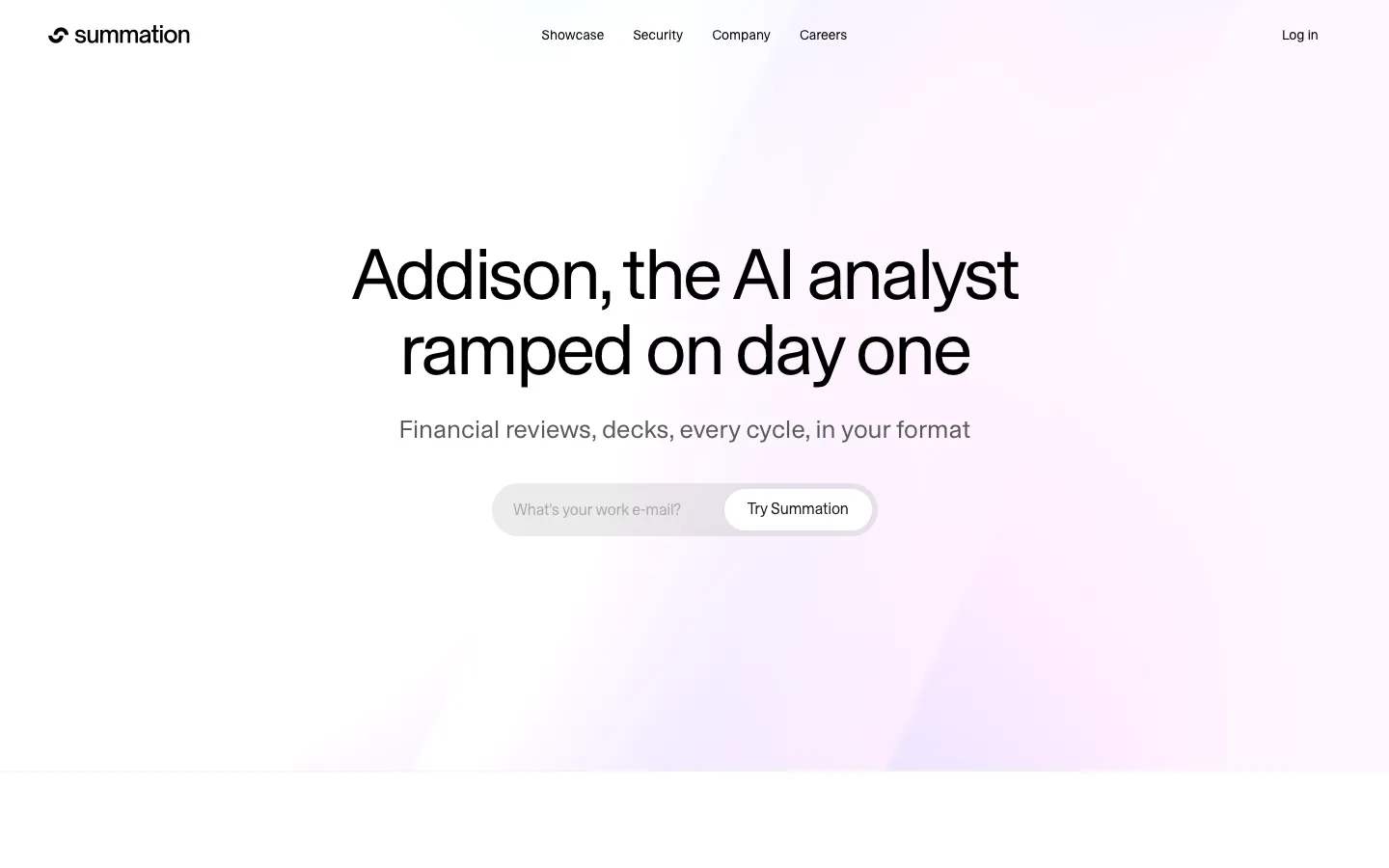 summation.com - Landing Screenshot Preview
