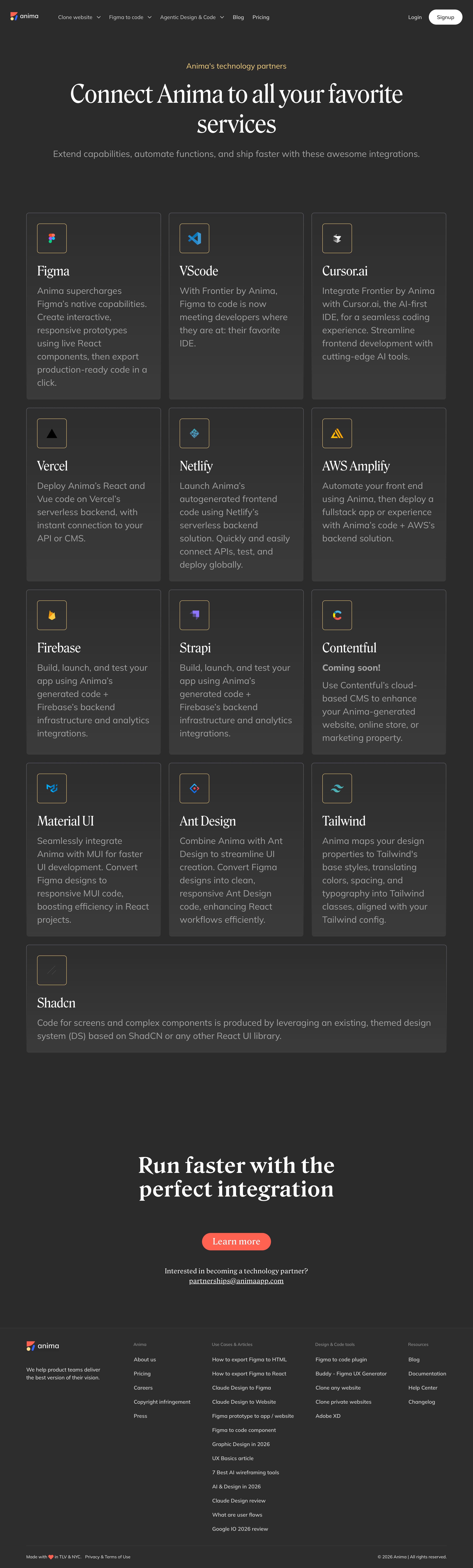 animaapp.com - Anima's Technical partners - Desktop - Sat Aug 01 2026 03:10:27 GMT+0000 (Coordinated Universal Time) Screenshot