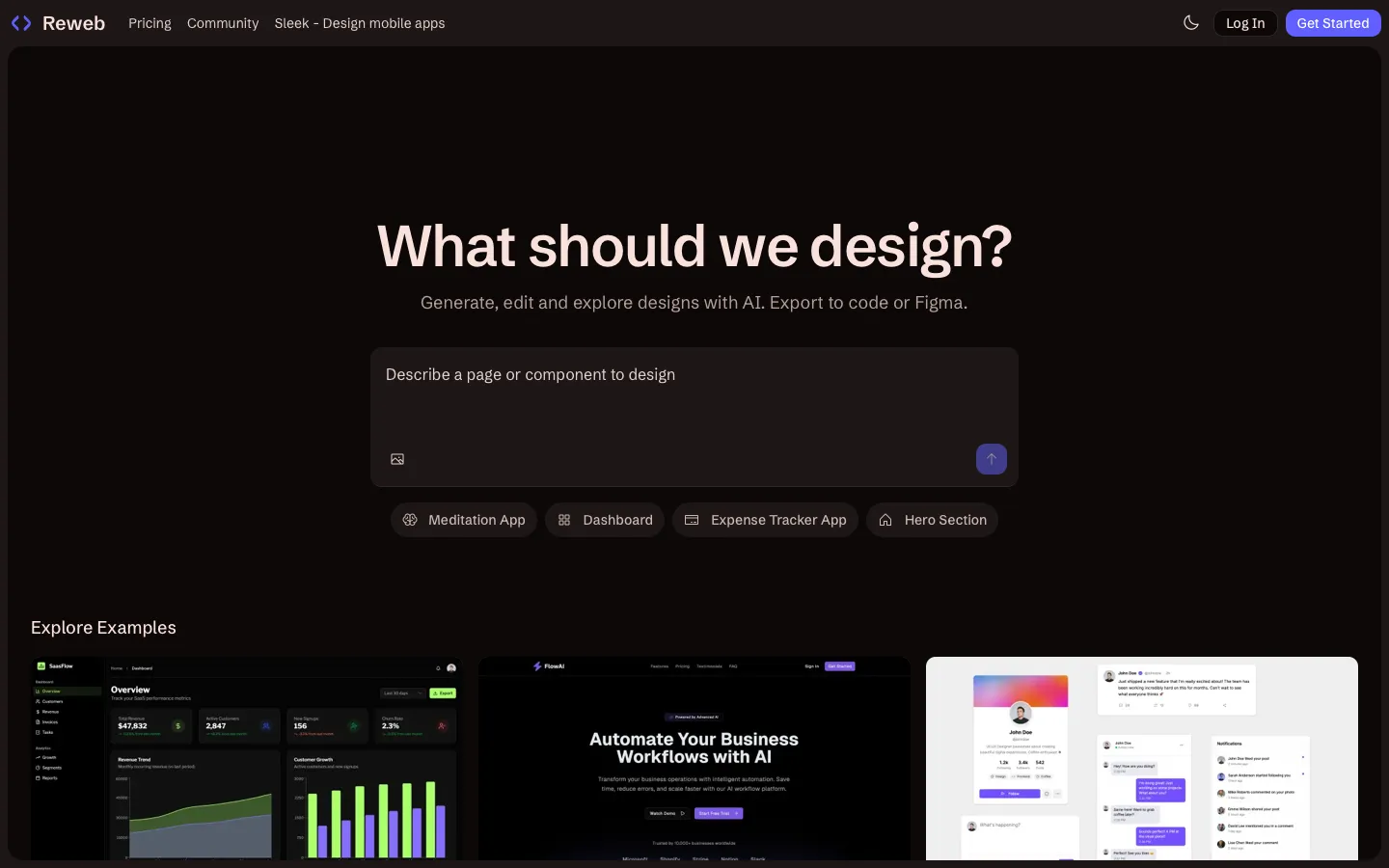 reweb.so - Landing Screenshot Preview