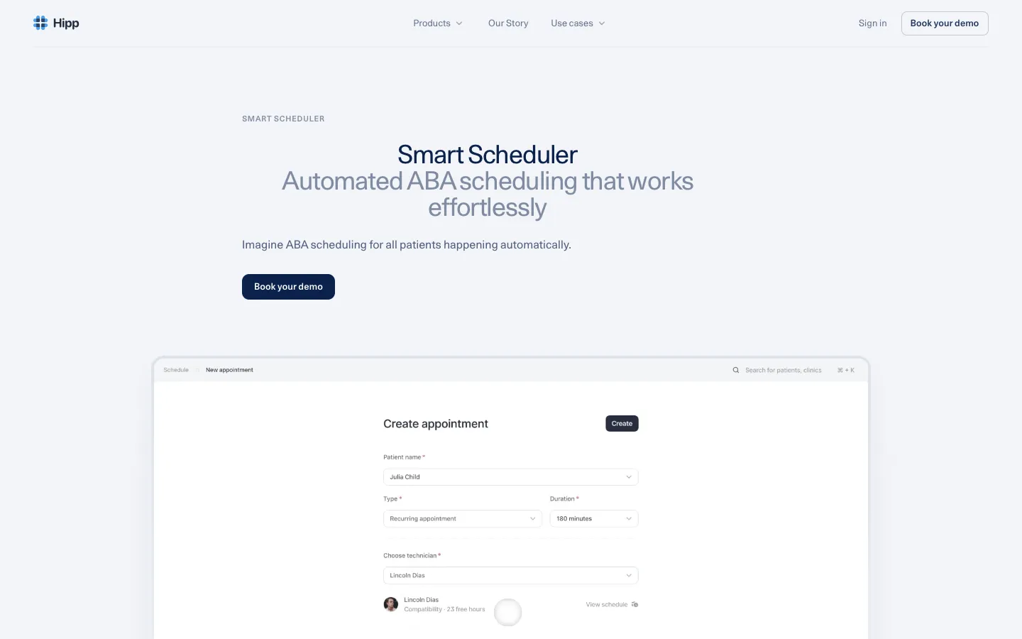 hipp.health - Product Screenshot Preview