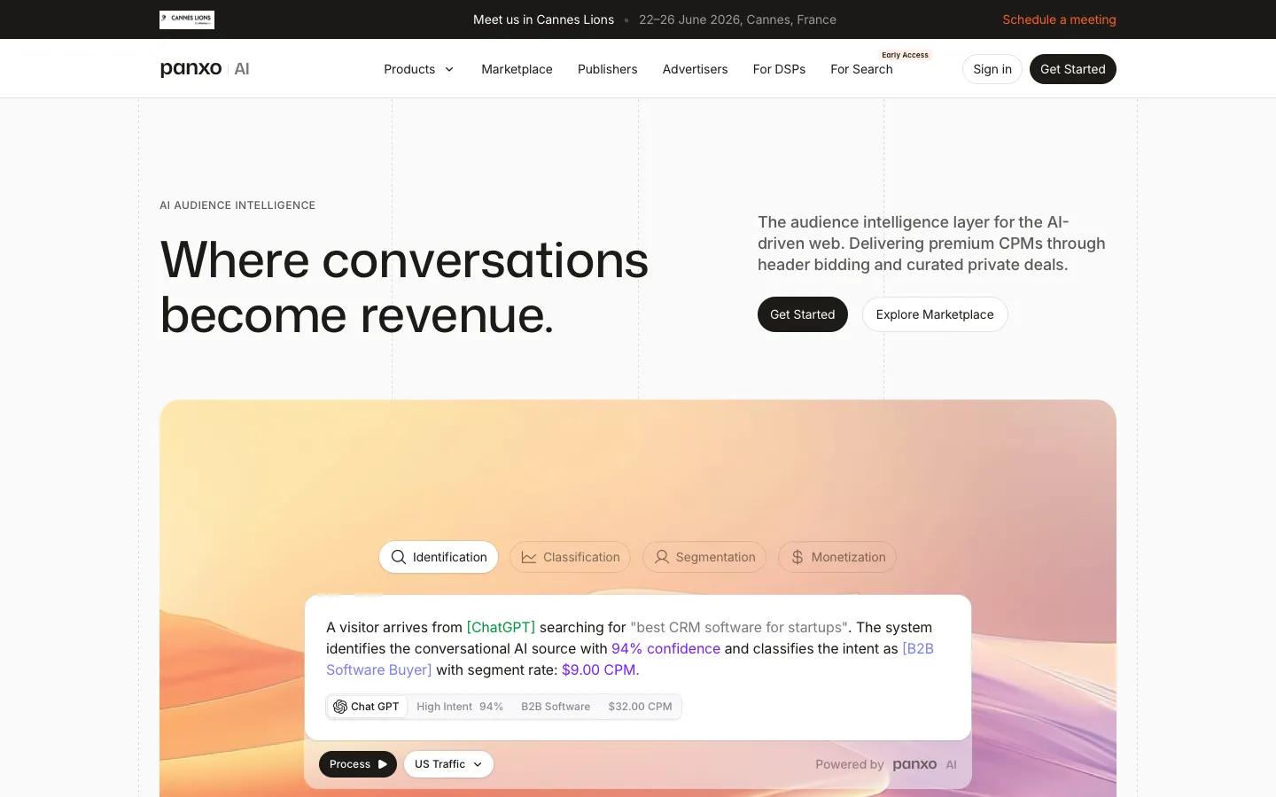 panxo.com - Landing Screenshot Preview