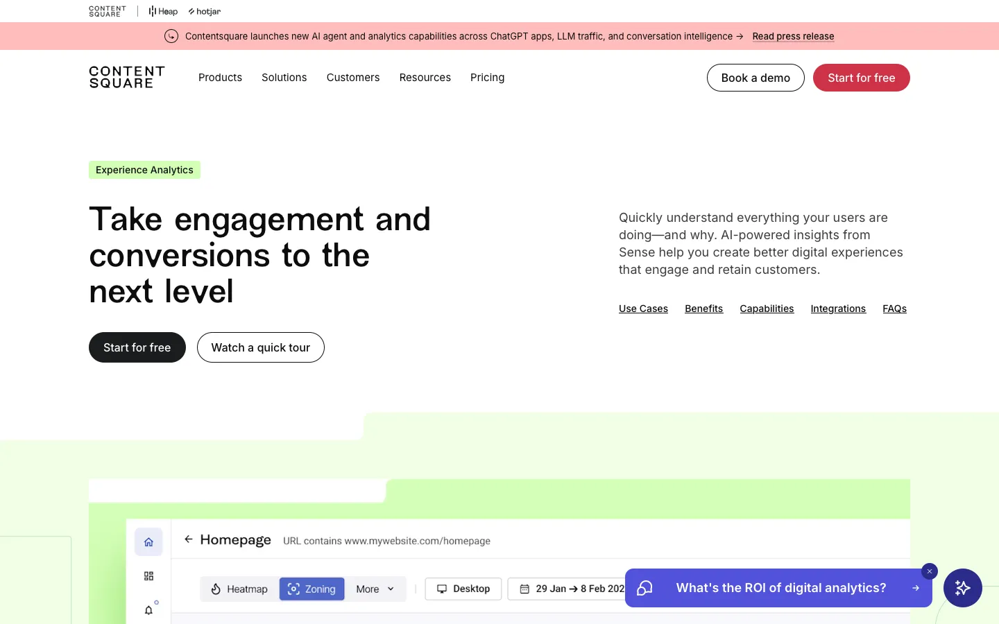 contentsquare.com - Product Screenshot Preview
