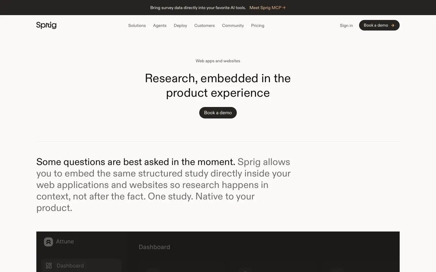 sprig.com - Product Screenshot Preview