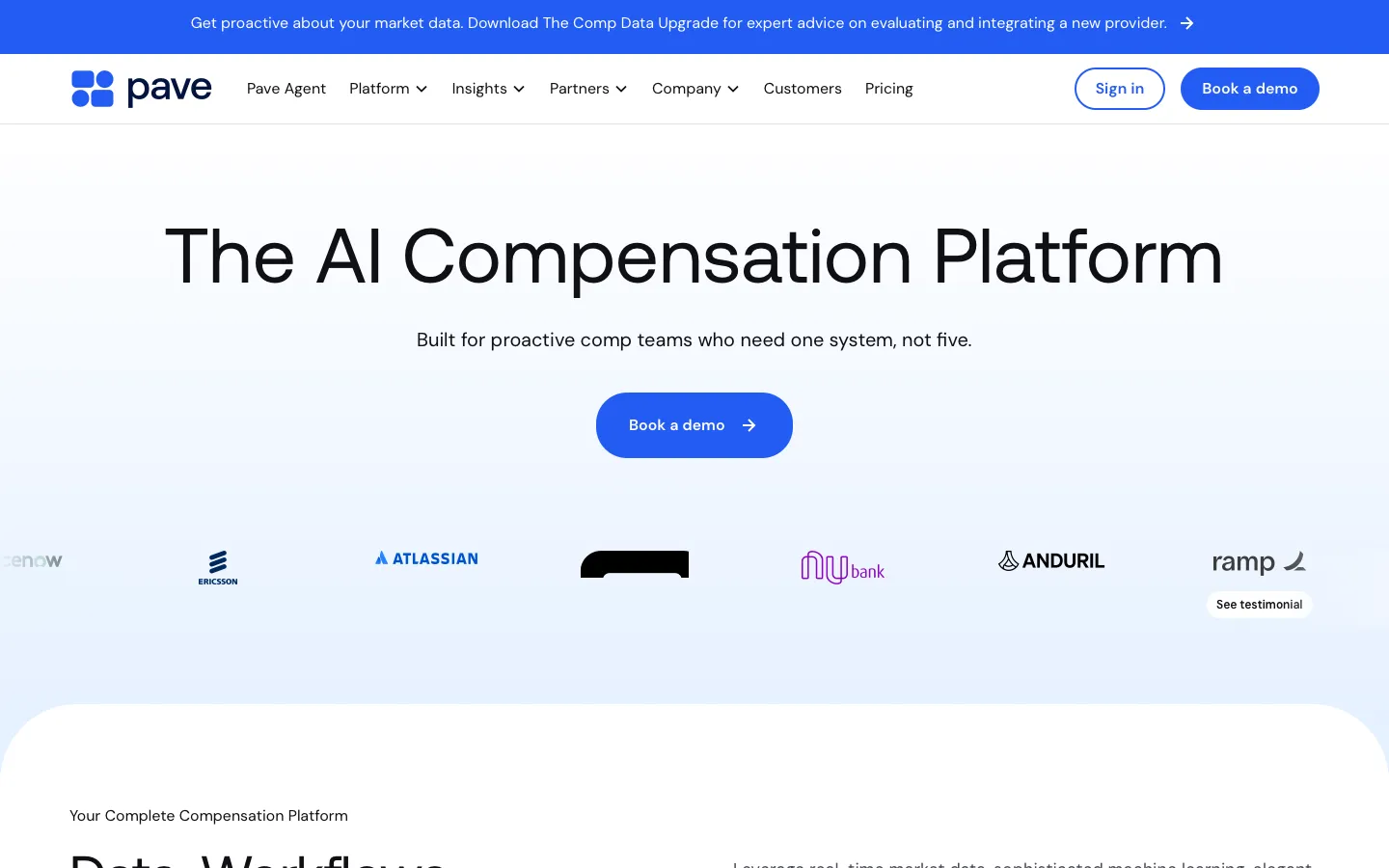 pave.com - Landing Screenshot Preview