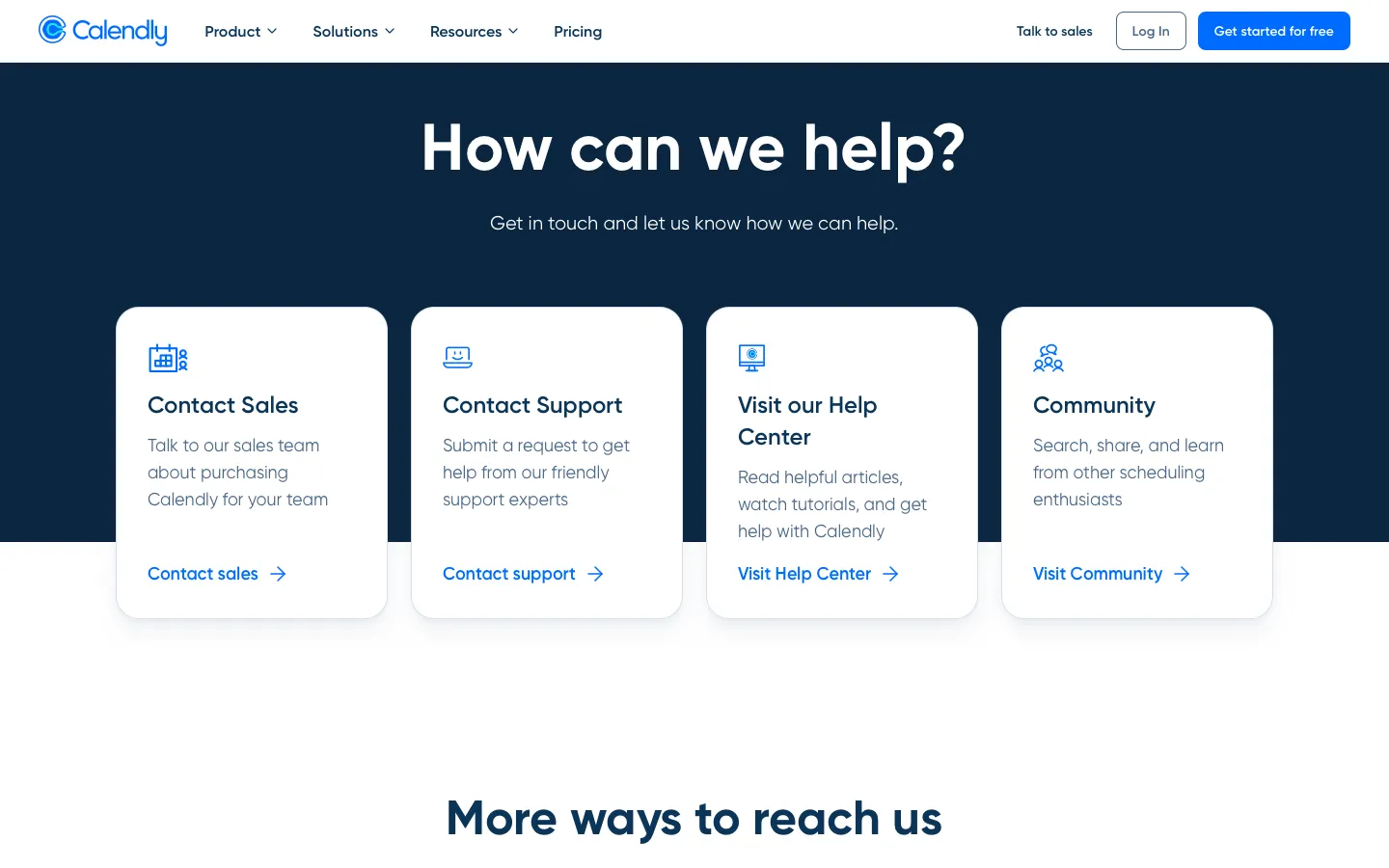calendly.com - Contact Screenshot Preview