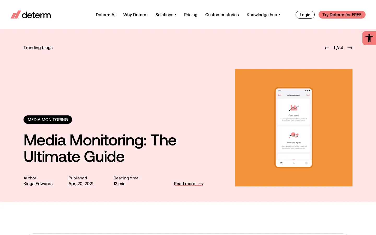 determ.com - Blog Screenshot Preview