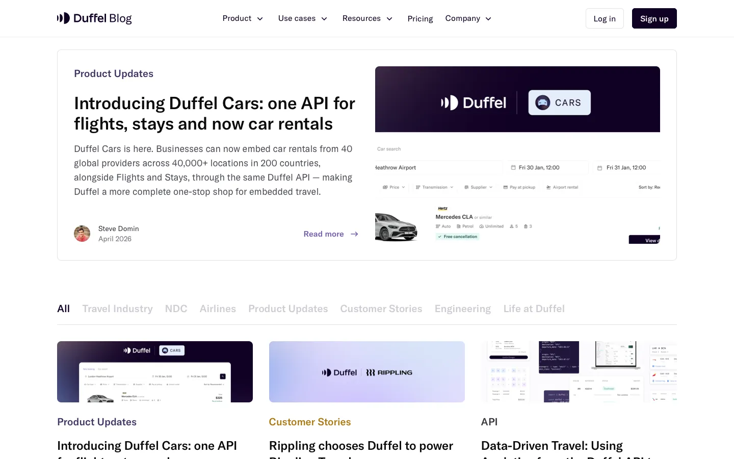 duffel.com - Blog Screenshot Preview