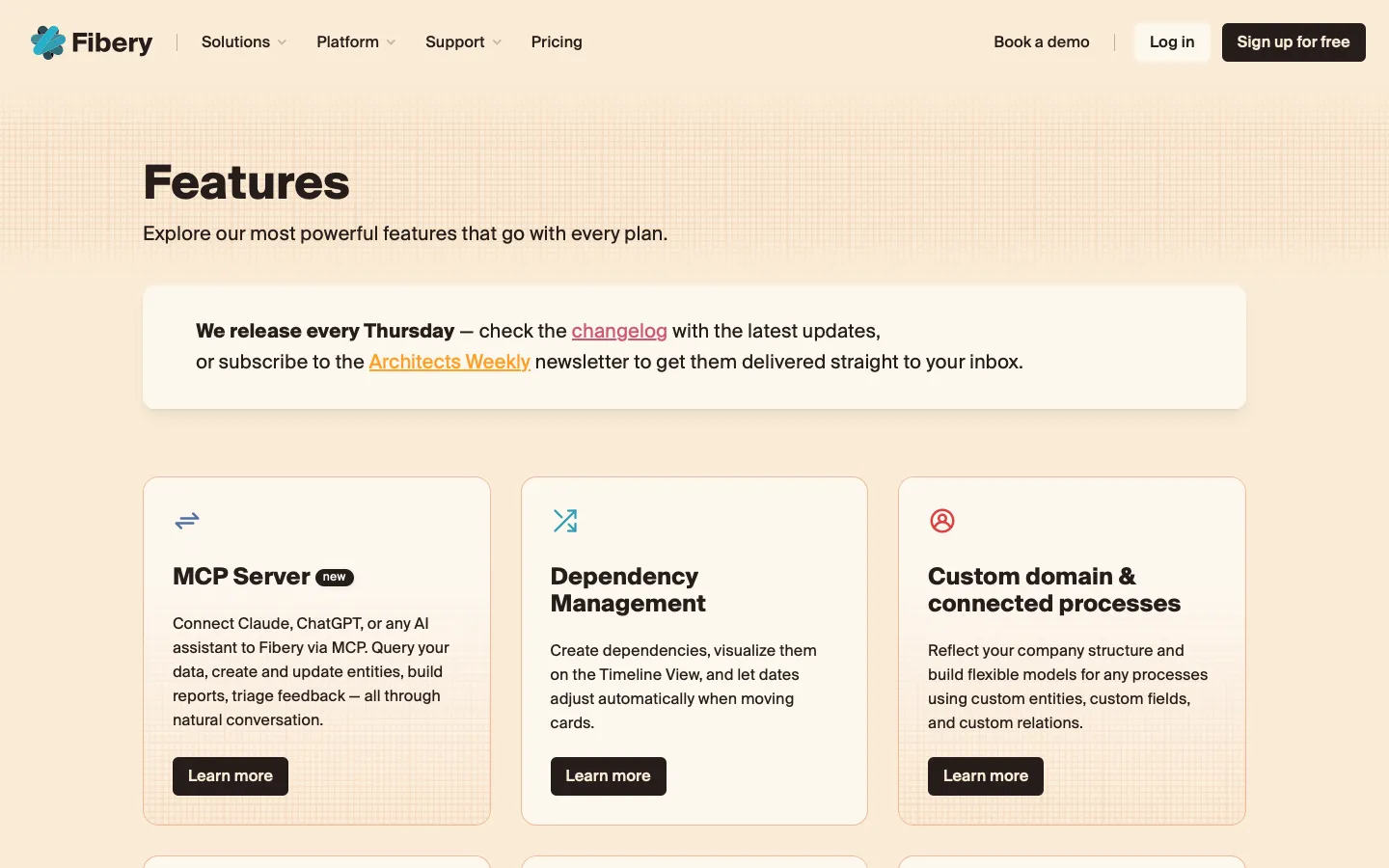 fibery.io - Product Screenshot Preview