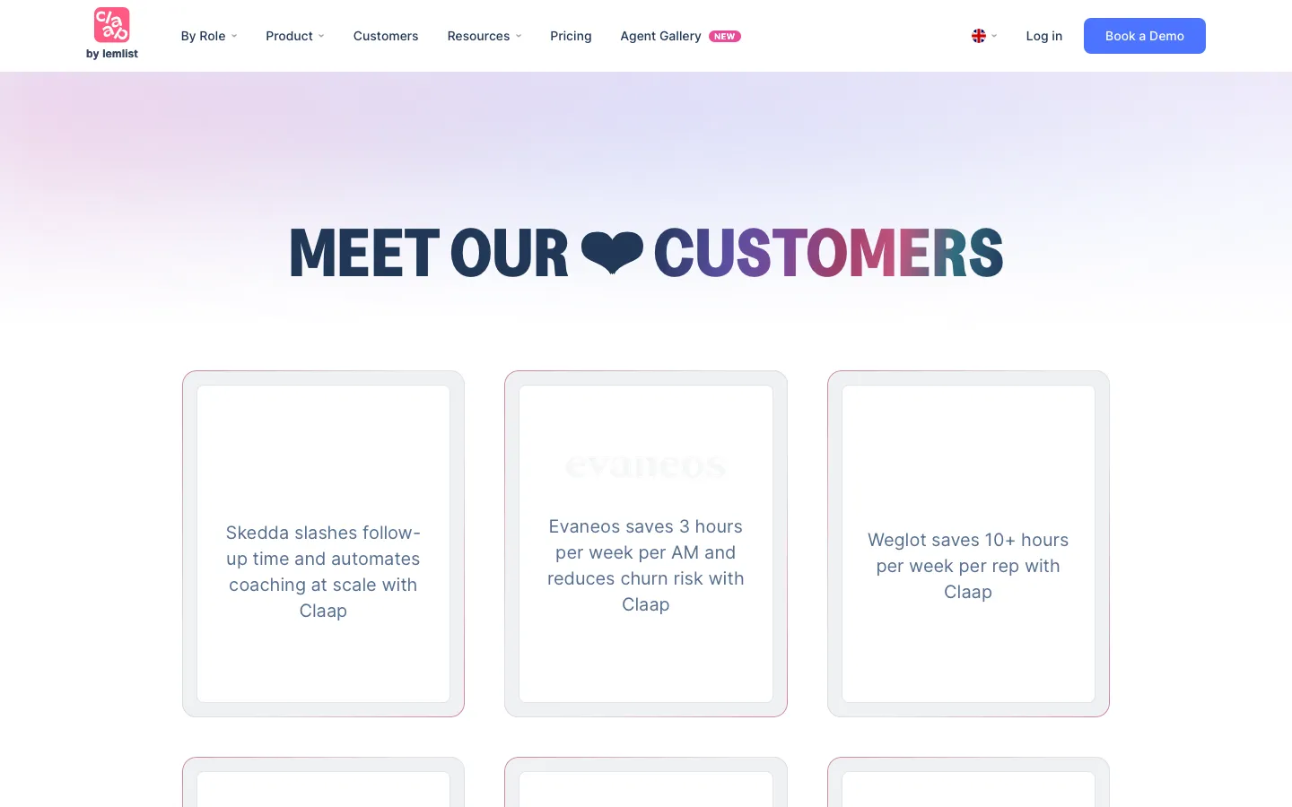 claap.io - Customers Screenshot Preview