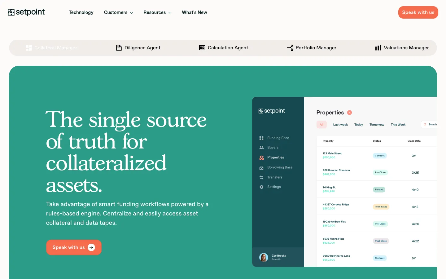setpoint.io - Product Screenshot Preview