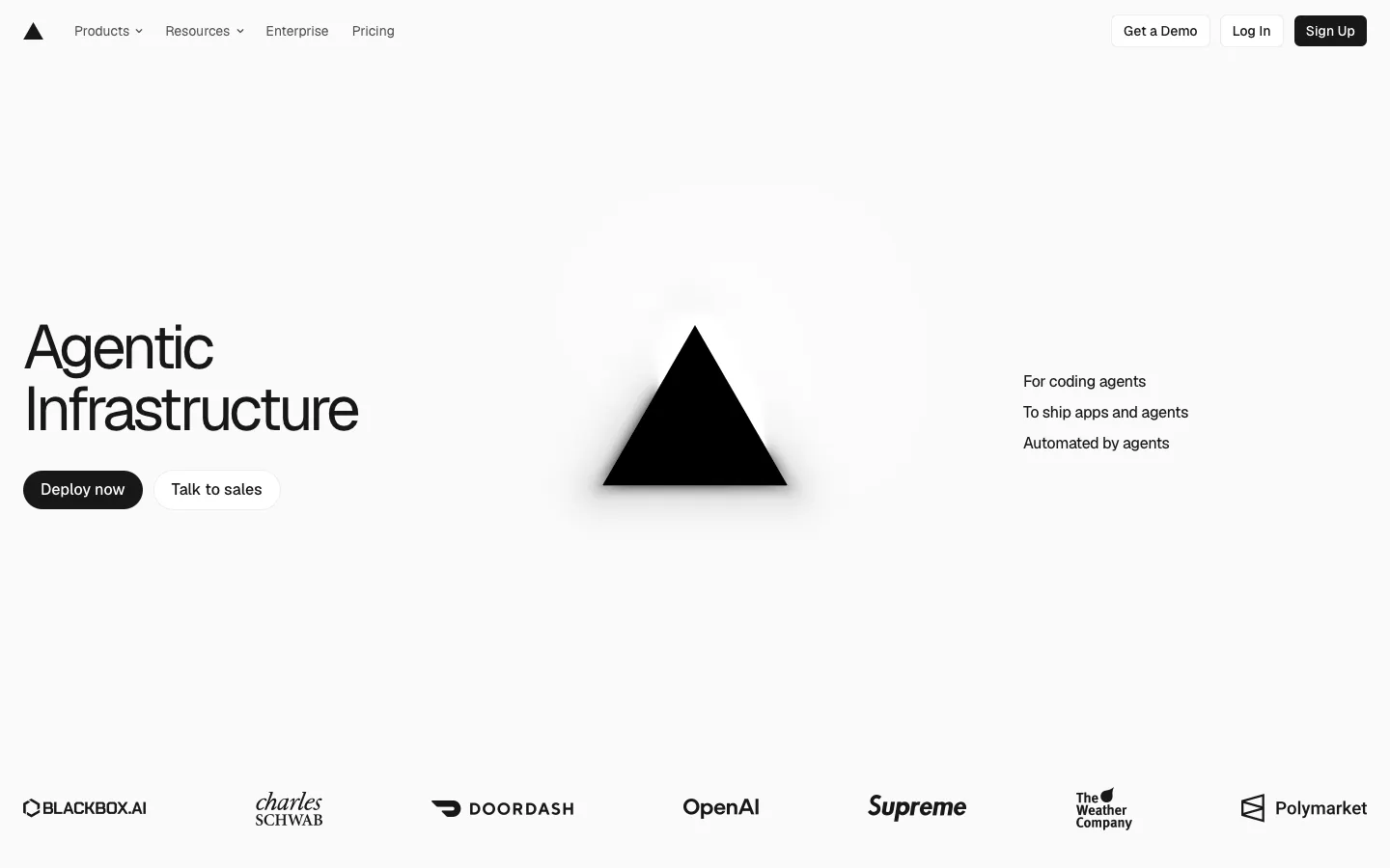 vercel.com - Landing Screenshot Preview
