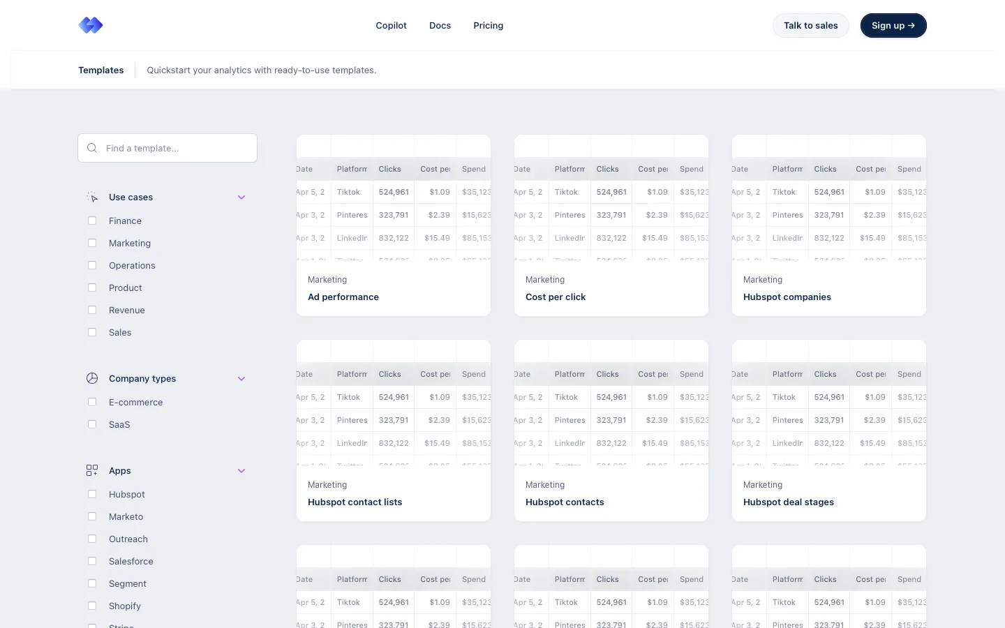 canvasapp.com - Templates Screenshot Preview