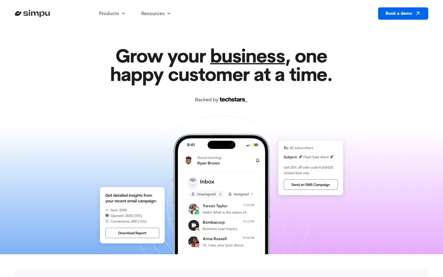 simpu.co - Landing Screenshot Preview