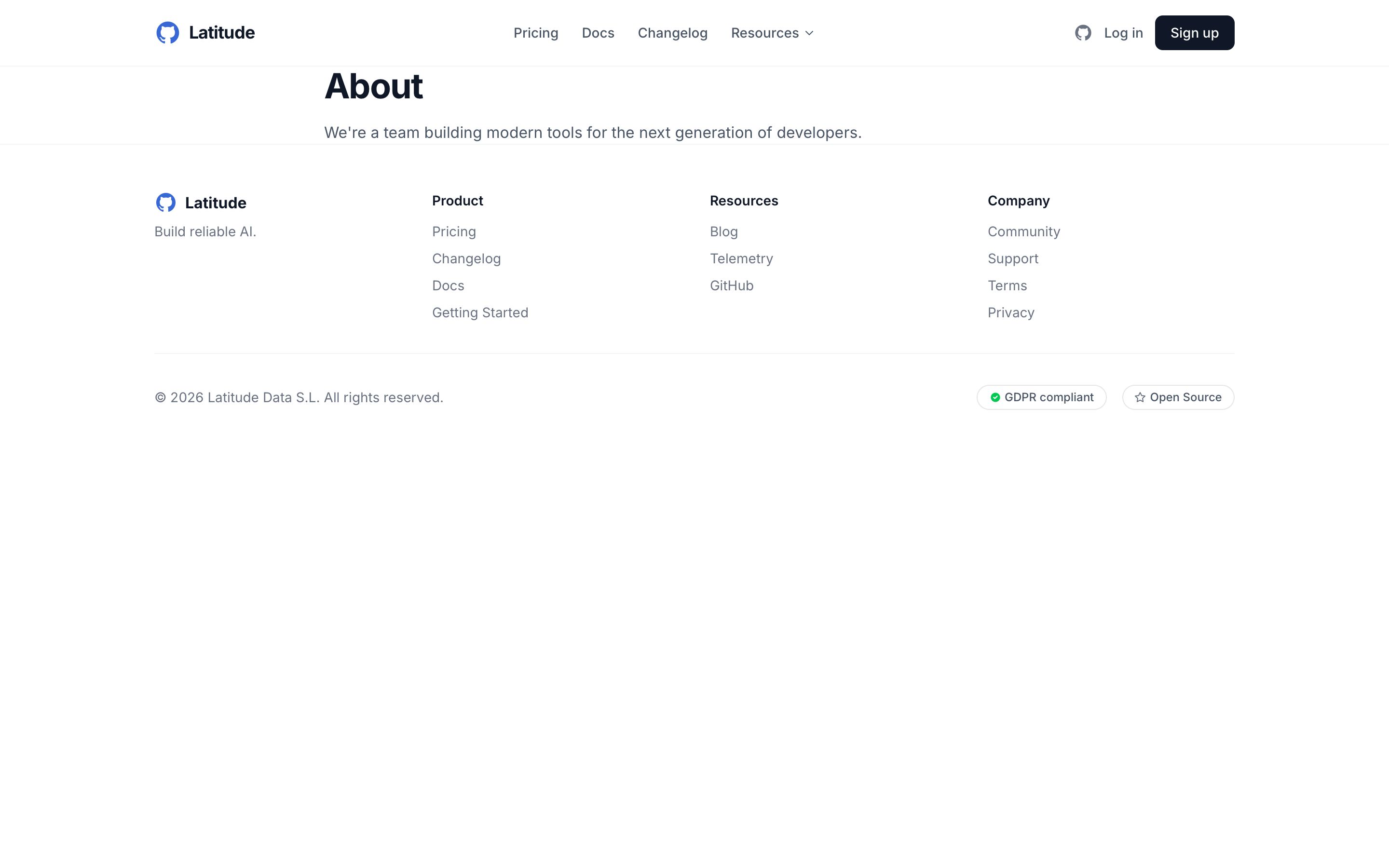 latitude.so - Latitude - Open-source AI Agent Monitoring - Desktop - Mon Aug 03 2026 15:40:15 GMT+0000 (Coordinated Universal Time) Screenshot