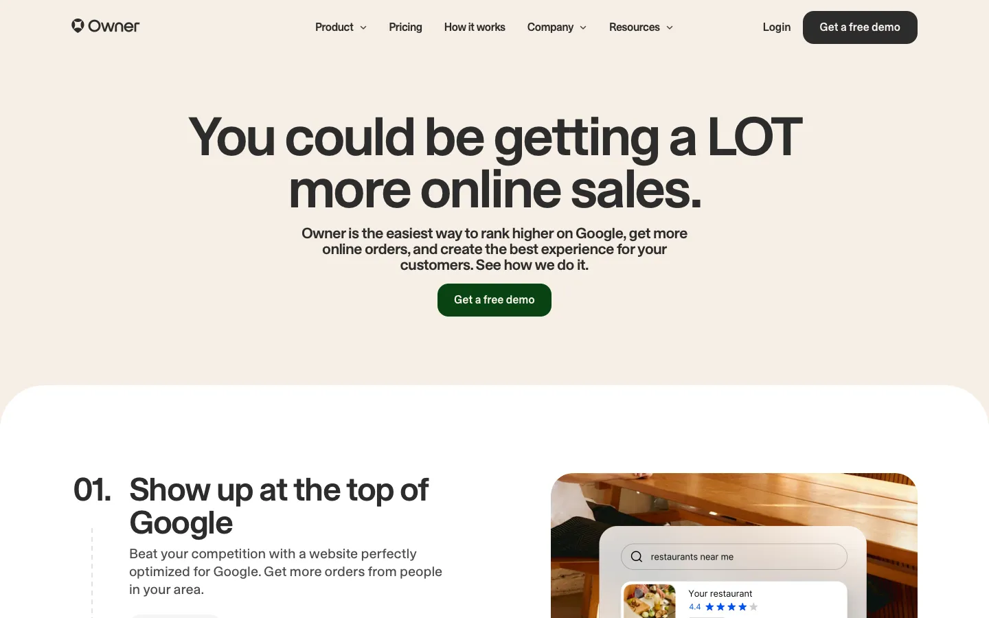 owner.com - How it works Screenshot Preview