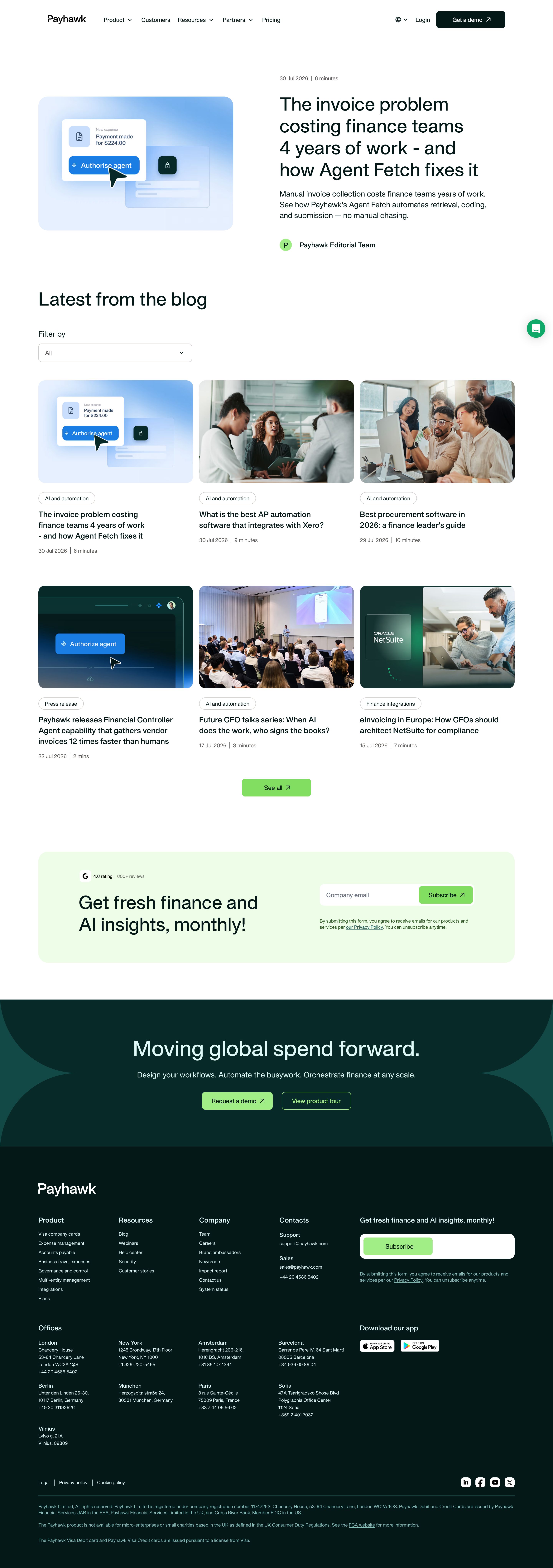 payhawk.com - The Latest Business Spend Management & Fintech Trends - Blog | Payhawk - Desktop - Sun Aug 02 2026 19:21:23 GMT+0000 (Coordinated Universal Time) Screenshot