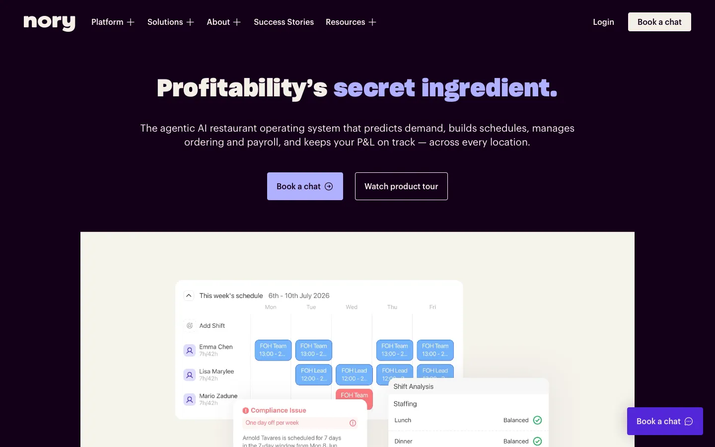 nory.ai - Landing Screenshot Preview