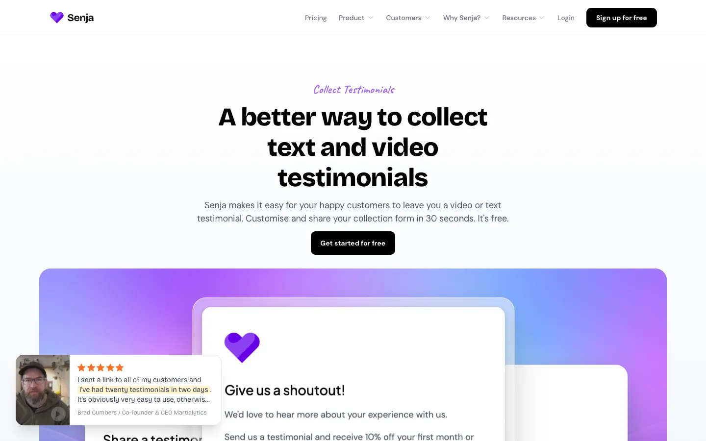 senja.io - Product Screenshot Preview