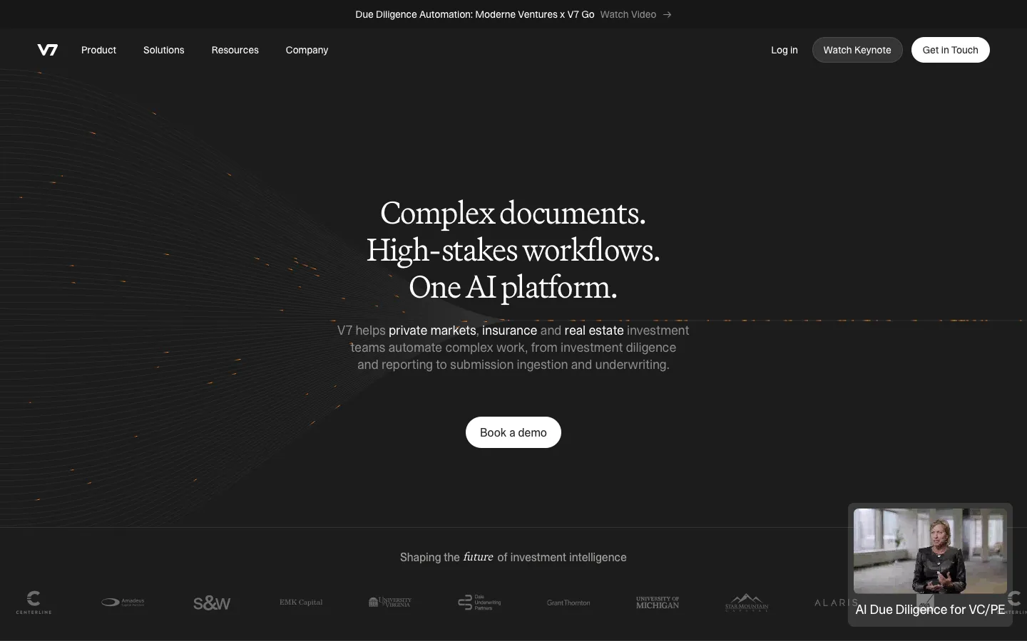 v7labs.com - Landing Screenshot Preview