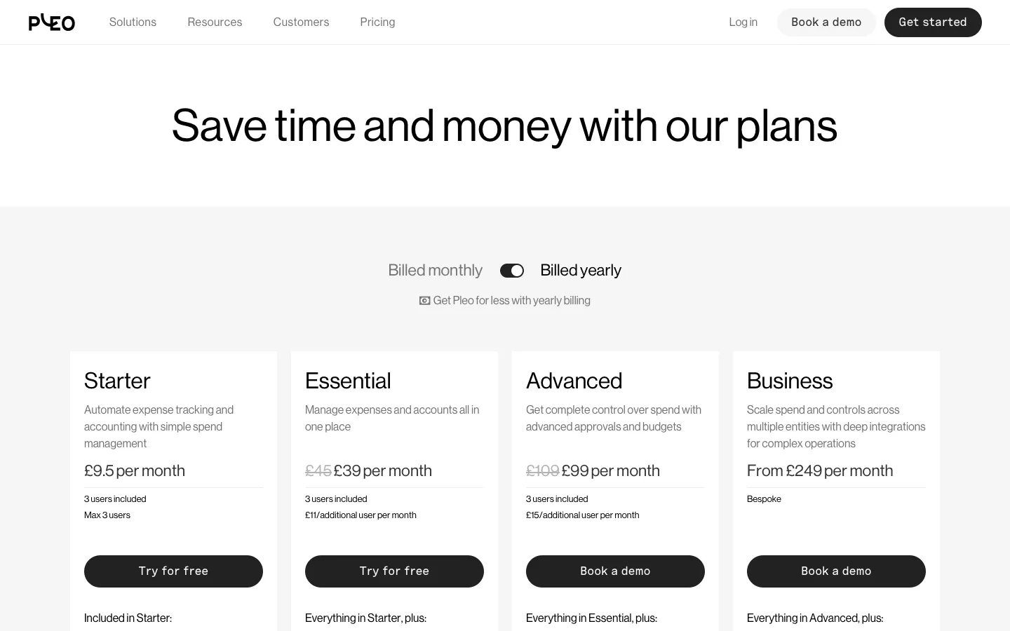 pleo.io - Pricing Screenshot Preview