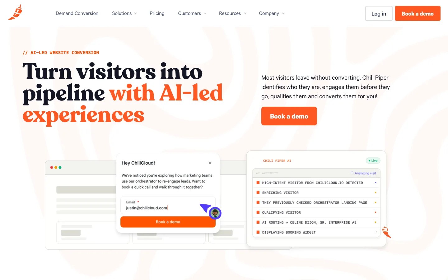 chilipiper.com - Landing Screenshot Preview