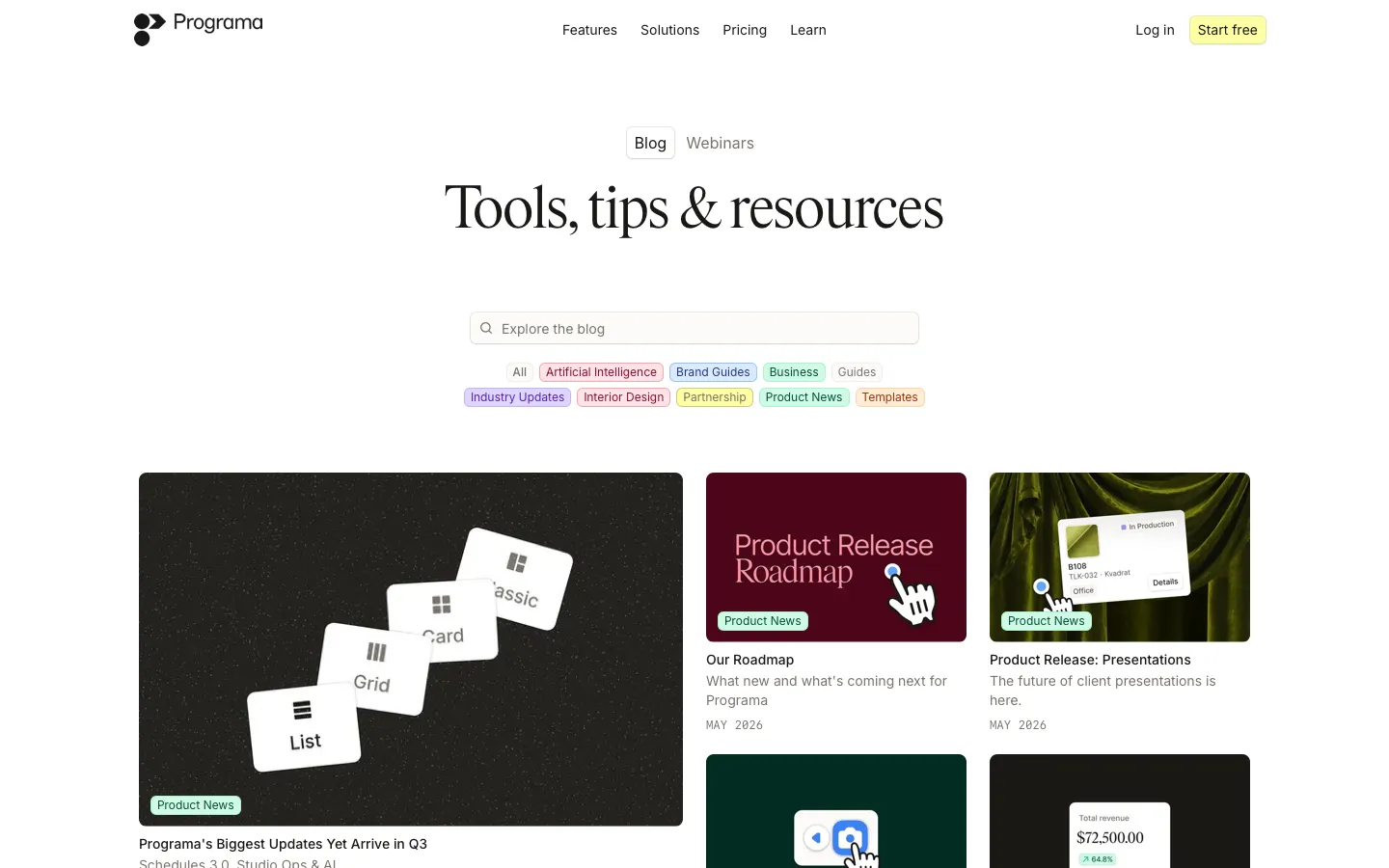 programa.design - Blog Screenshot Preview