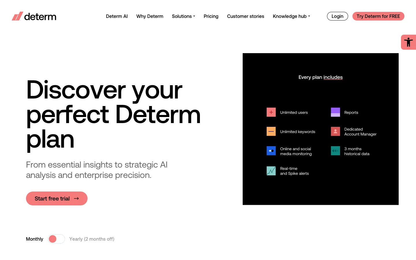 determ.com - Pricing Screenshot Preview