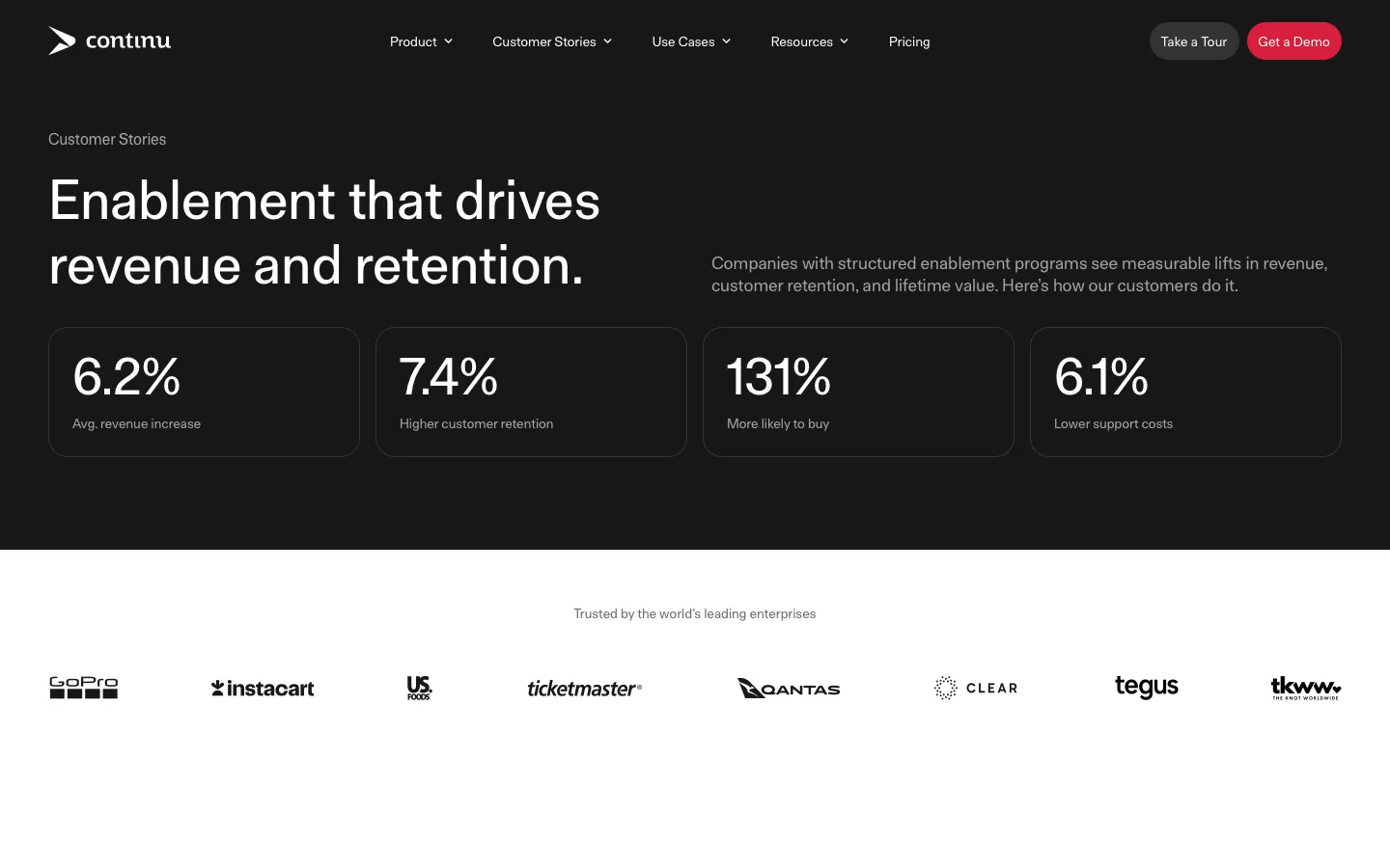 continu.com - Customers Screenshot Preview