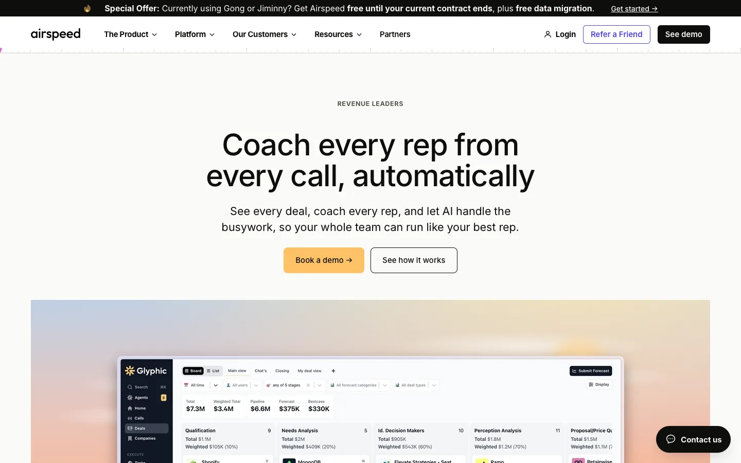 glyphic.ai - Product Screenshot Preview