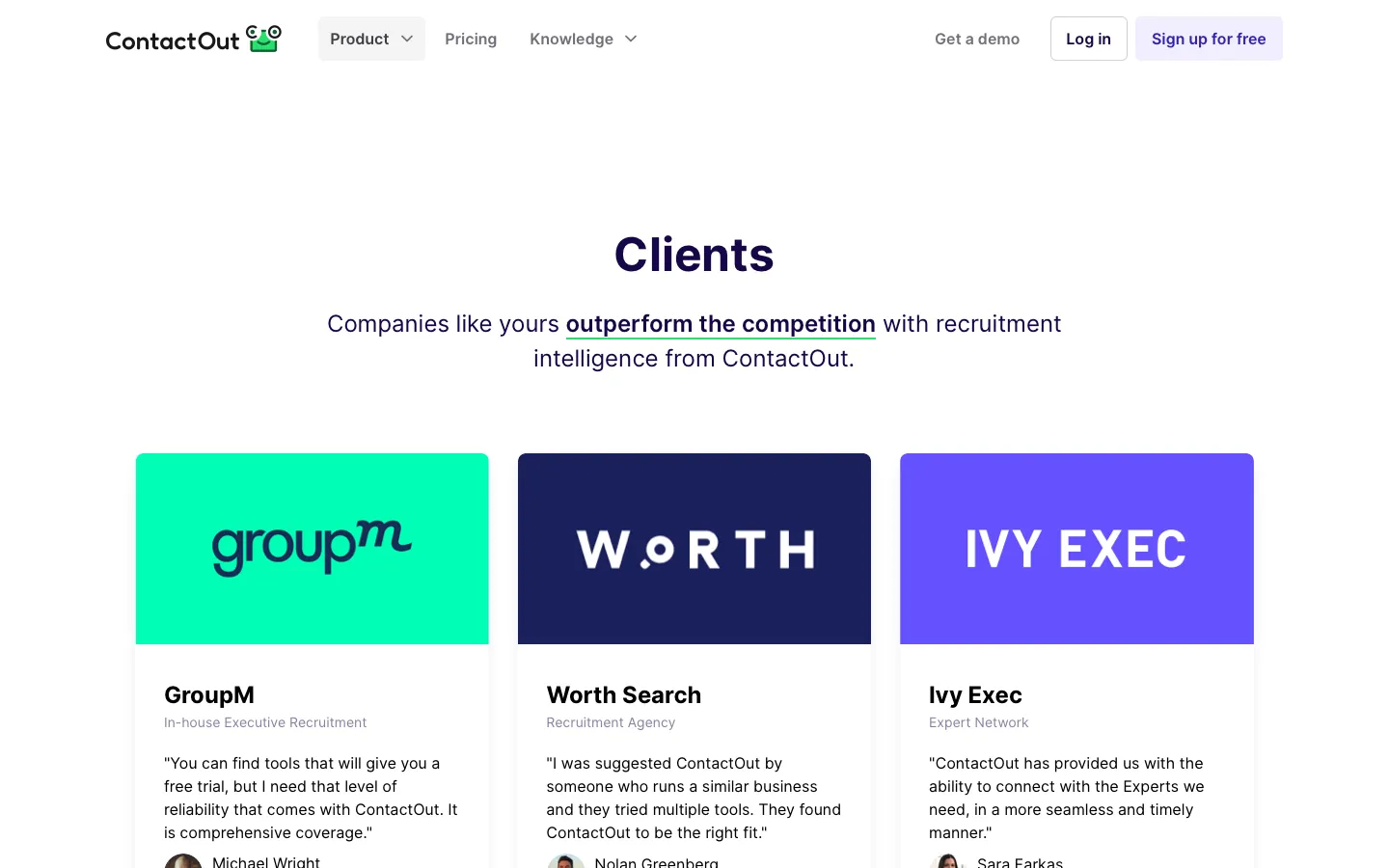 contactout.com - Customers Screenshot Preview