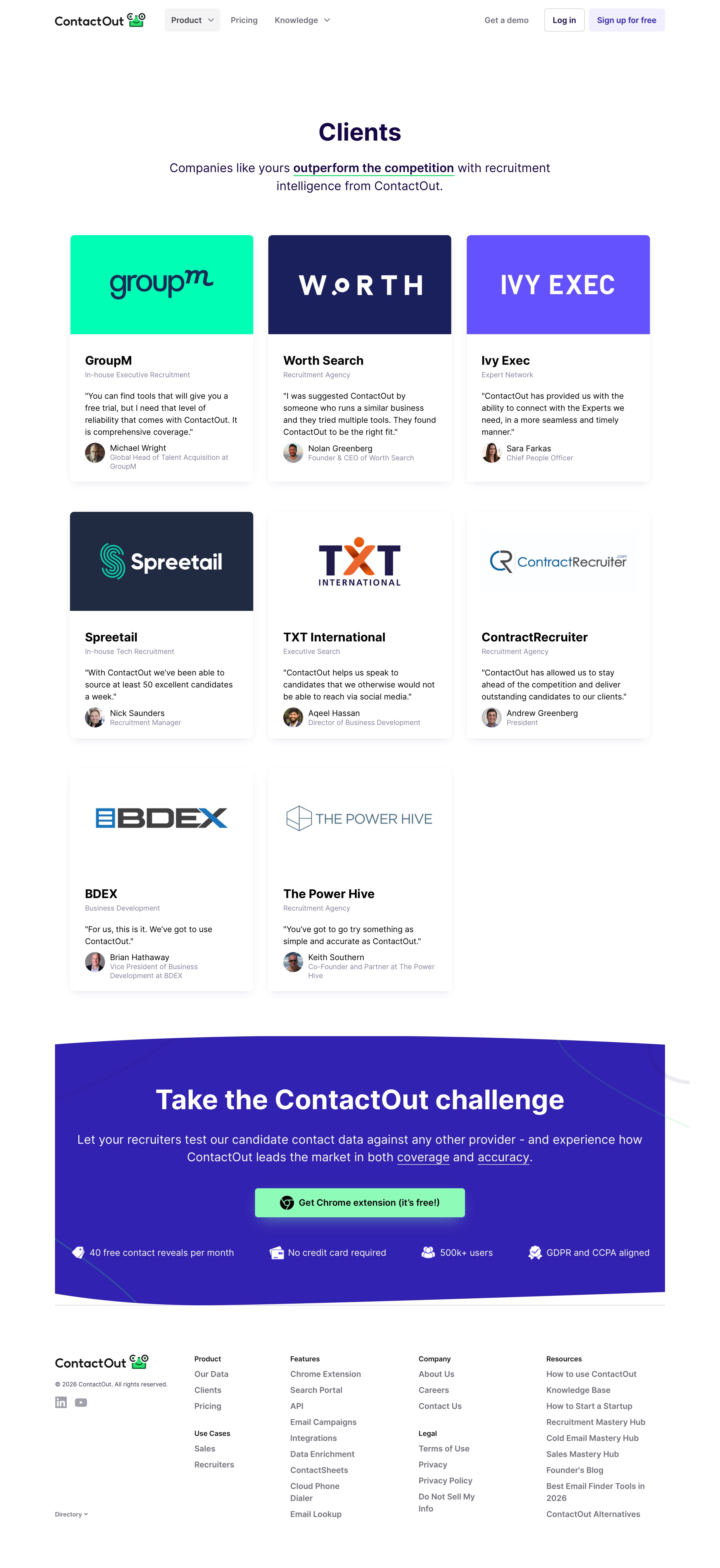 contactout.com - ContactOut - Find Anyone's Email & Phone - Desktop Screenshot