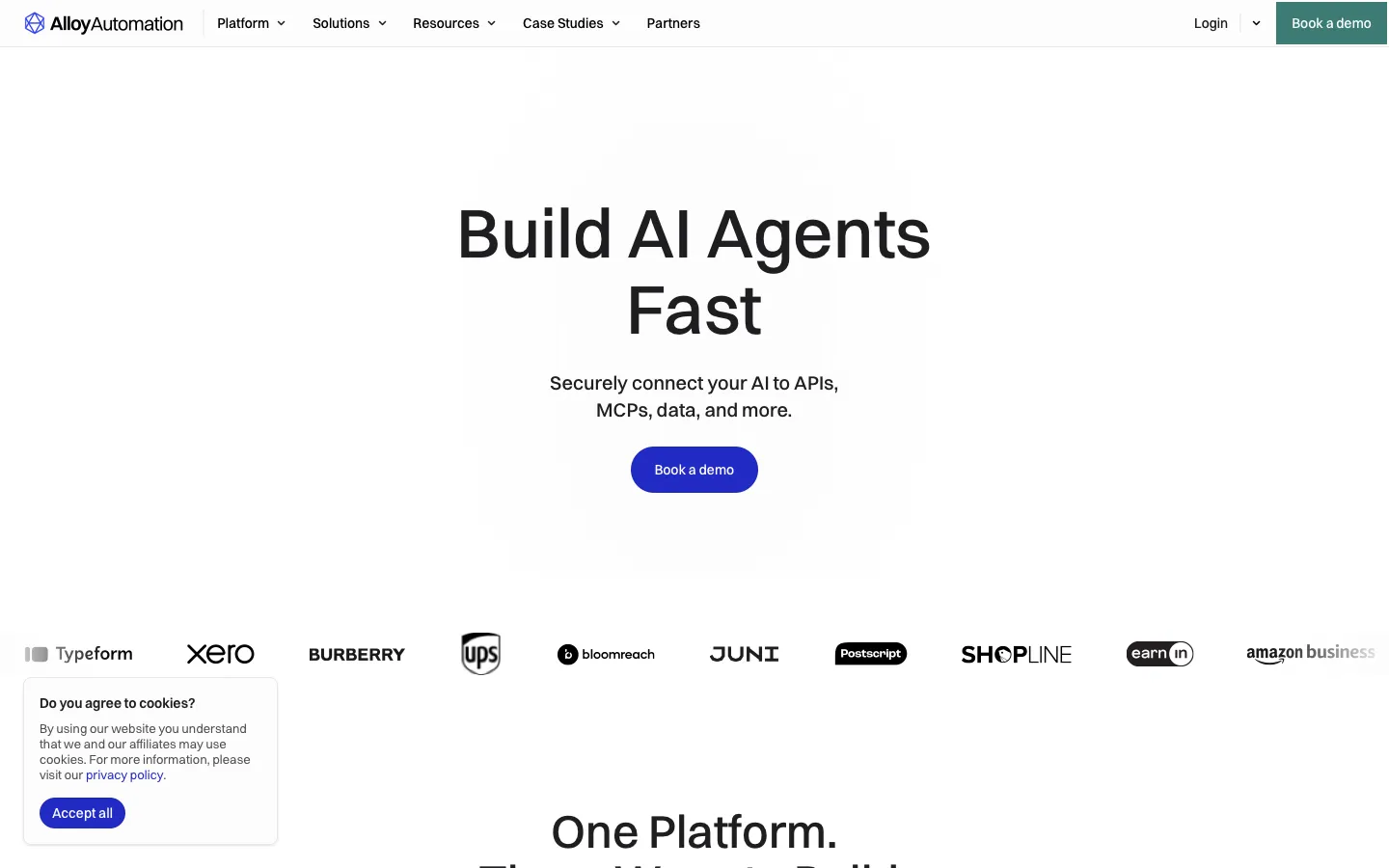 runalloy.com - Landing Screenshot Preview