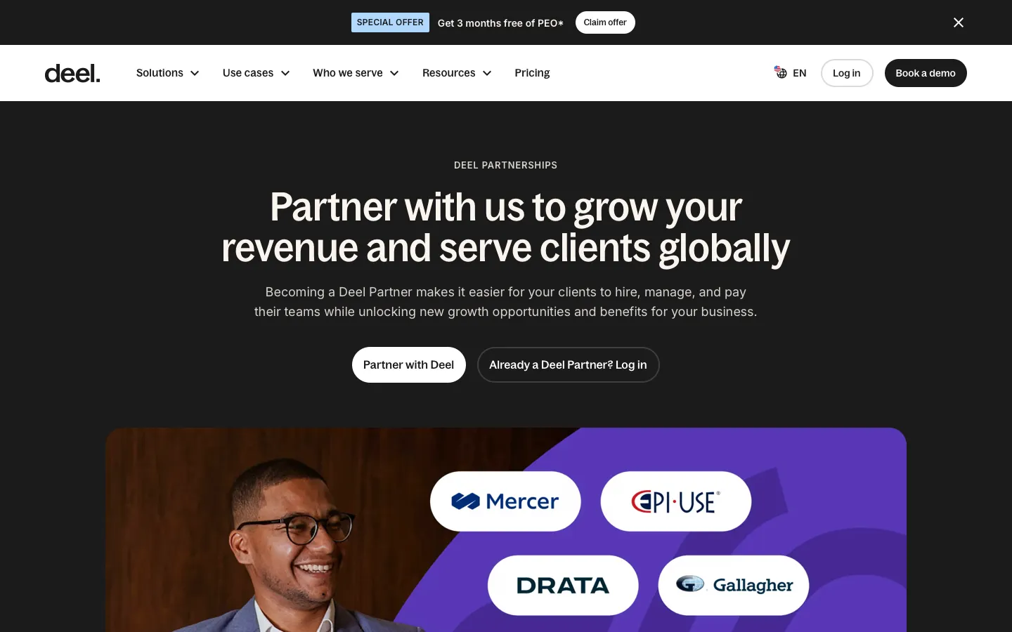 deel.com - Partners Screenshot Preview