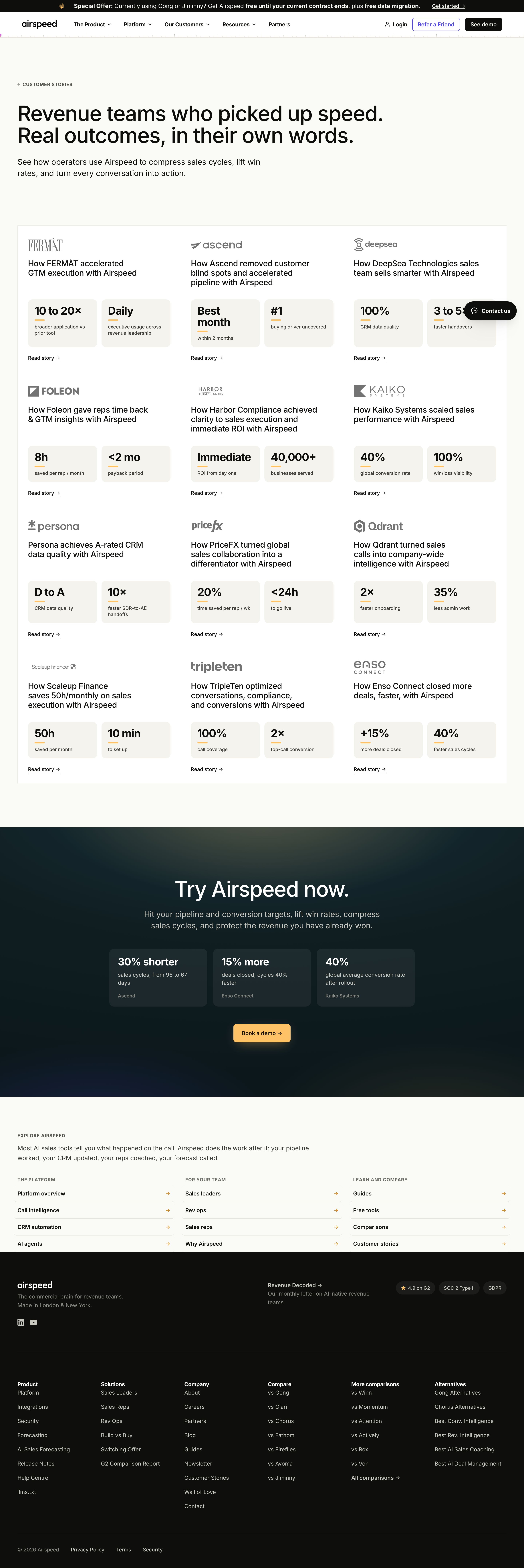 glyphic.ai - Customer Stories | Airspeed - Desktop - Tue Aug 04 2026 12:48:53 GMT+0000 (Coordinated Universal Time) Screenshot