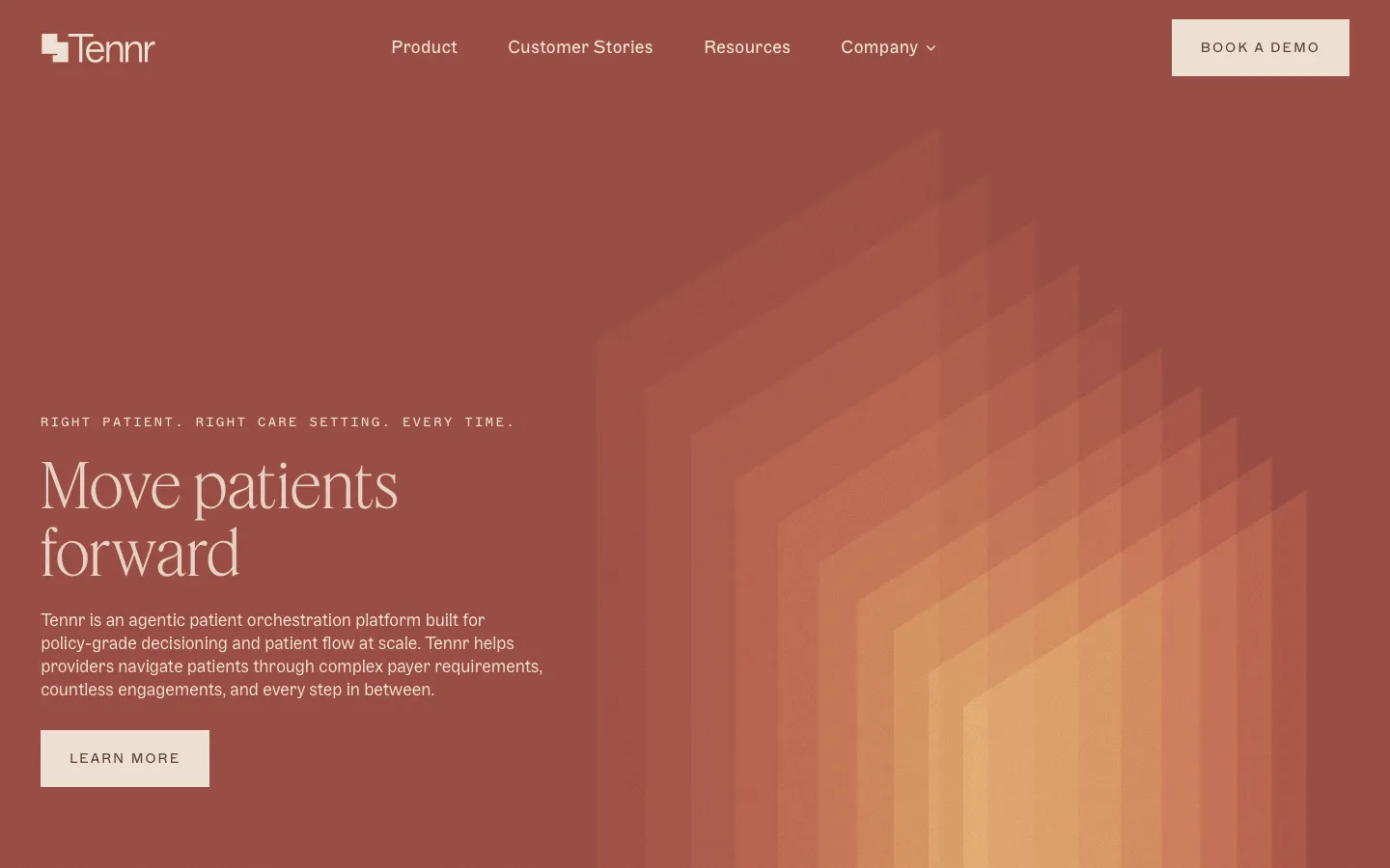 tennr.com - Landing Screenshot Preview