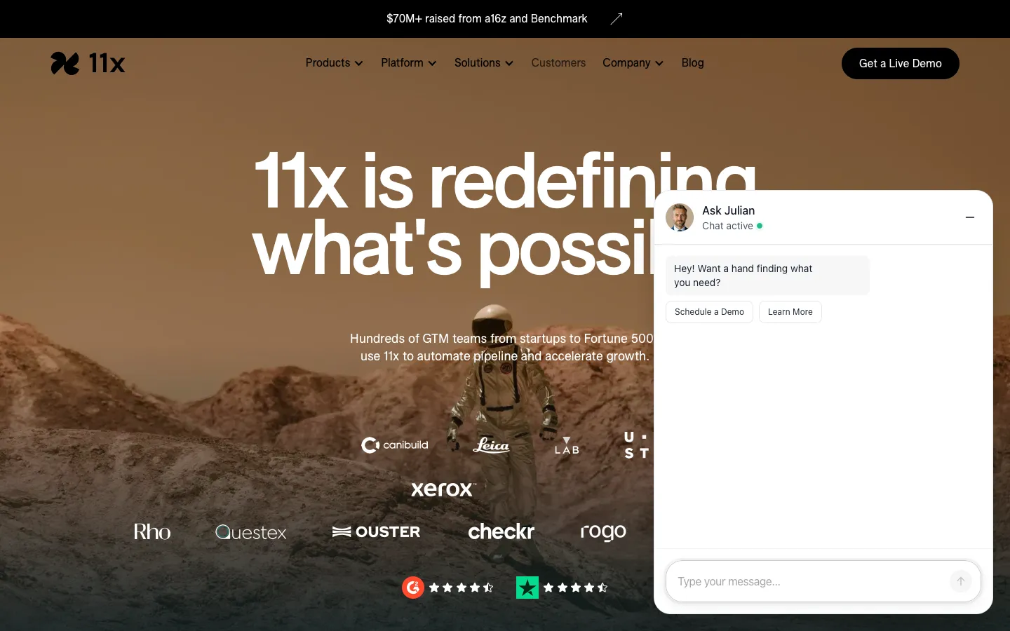 11x.ai - Customers Screenshot Preview