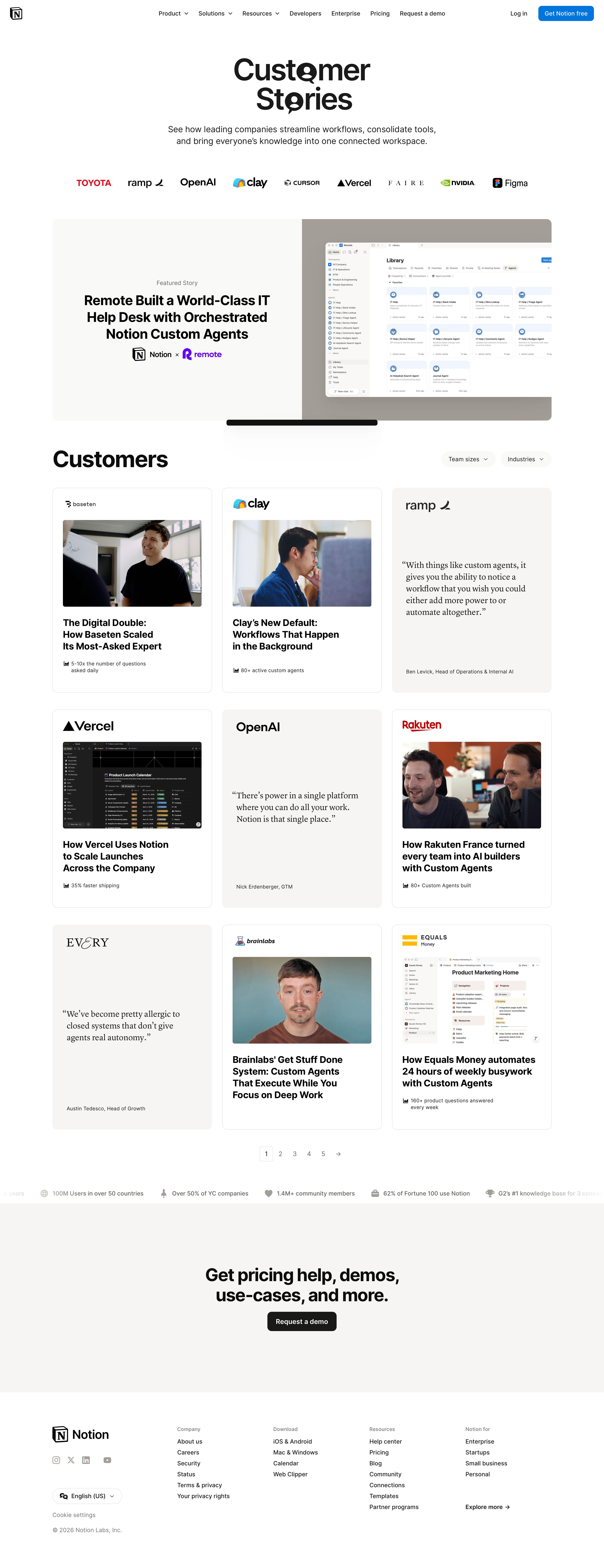 notion.so - Notion Customer Stories - Desktop Screenshot