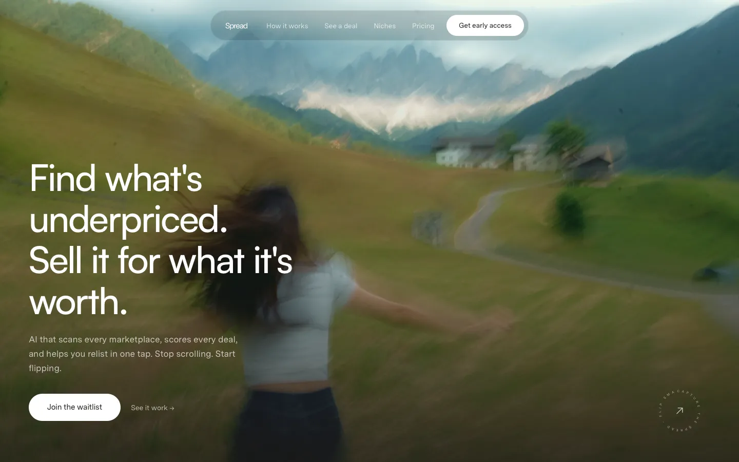 joinspread.app - Landing Screenshot Preview