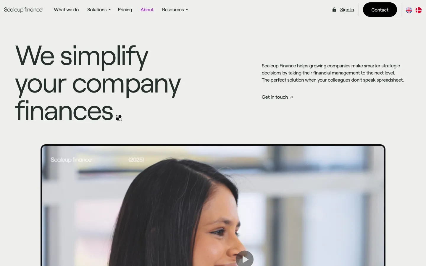 scaleup.finance - About Screenshot Preview