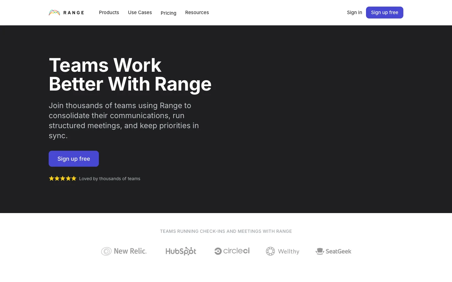 range.co - Customers Screenshot Preview