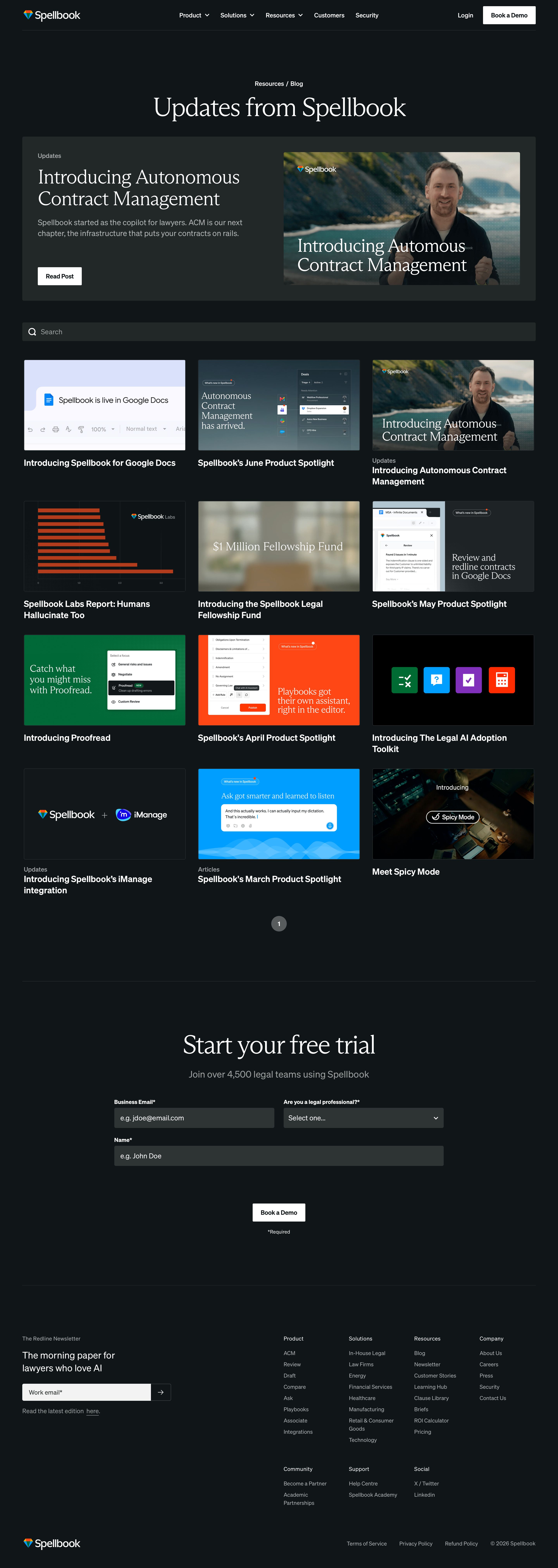 spellbook.legal - Spellbook Blog: AI Contract Drafting & Review - Desktop - Fri Jul 31 2026 22:49:20 GMT+0000 (Coordinated Universal Time) Screenshot