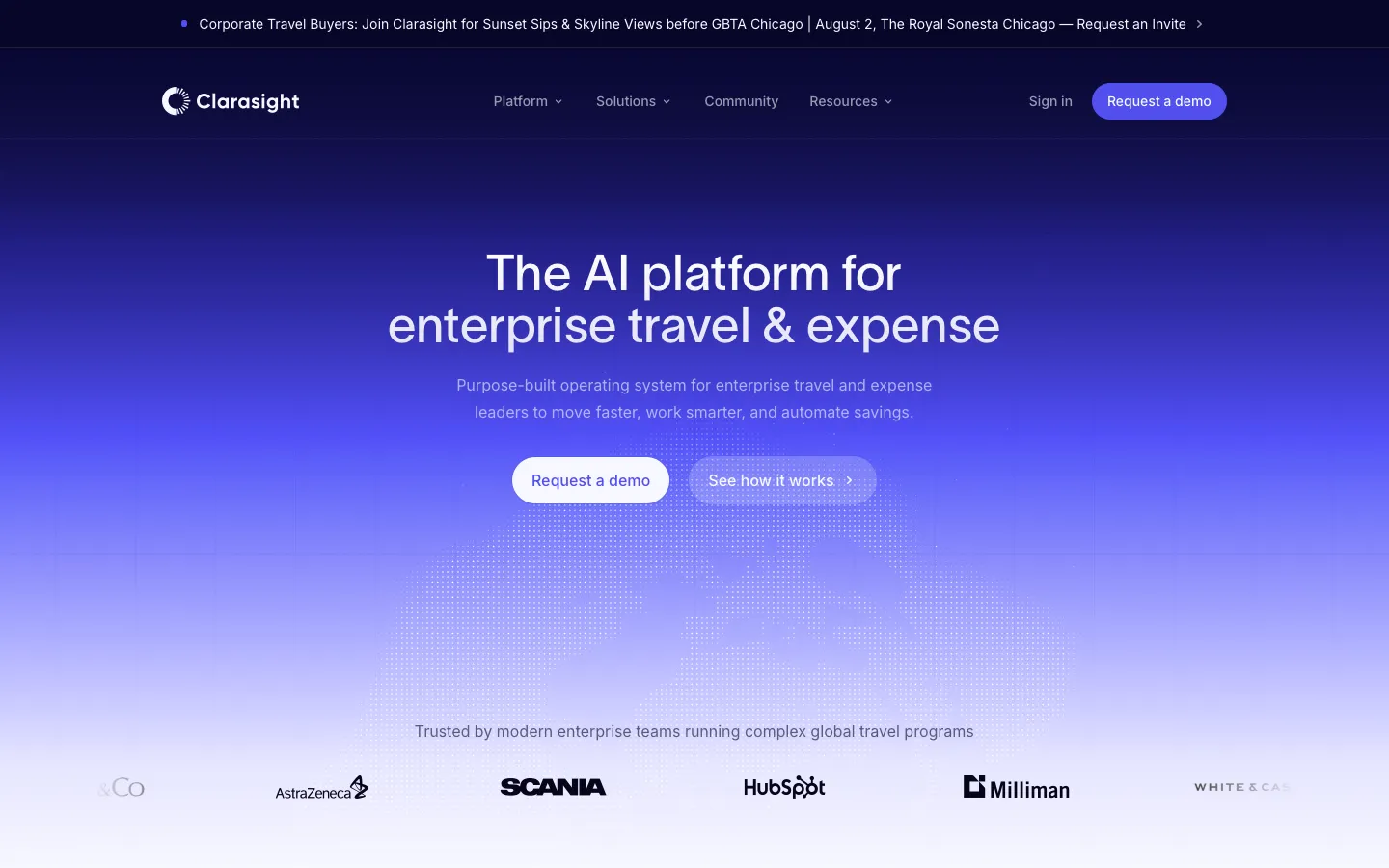 clarasight.com - Landing Screenshot Preview