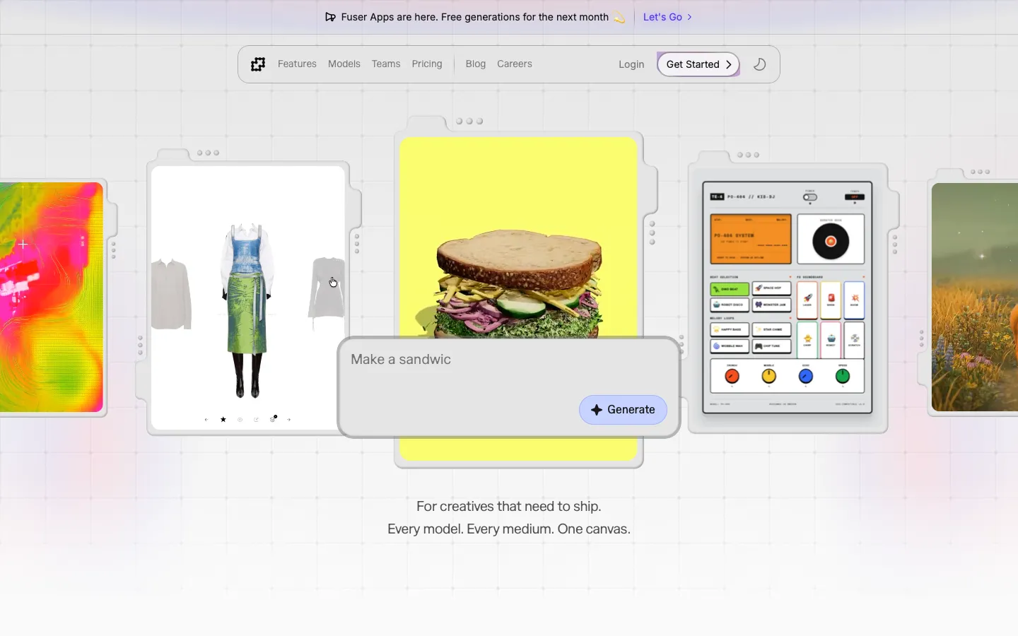 fuser.studio - Landing Screenshot Preview