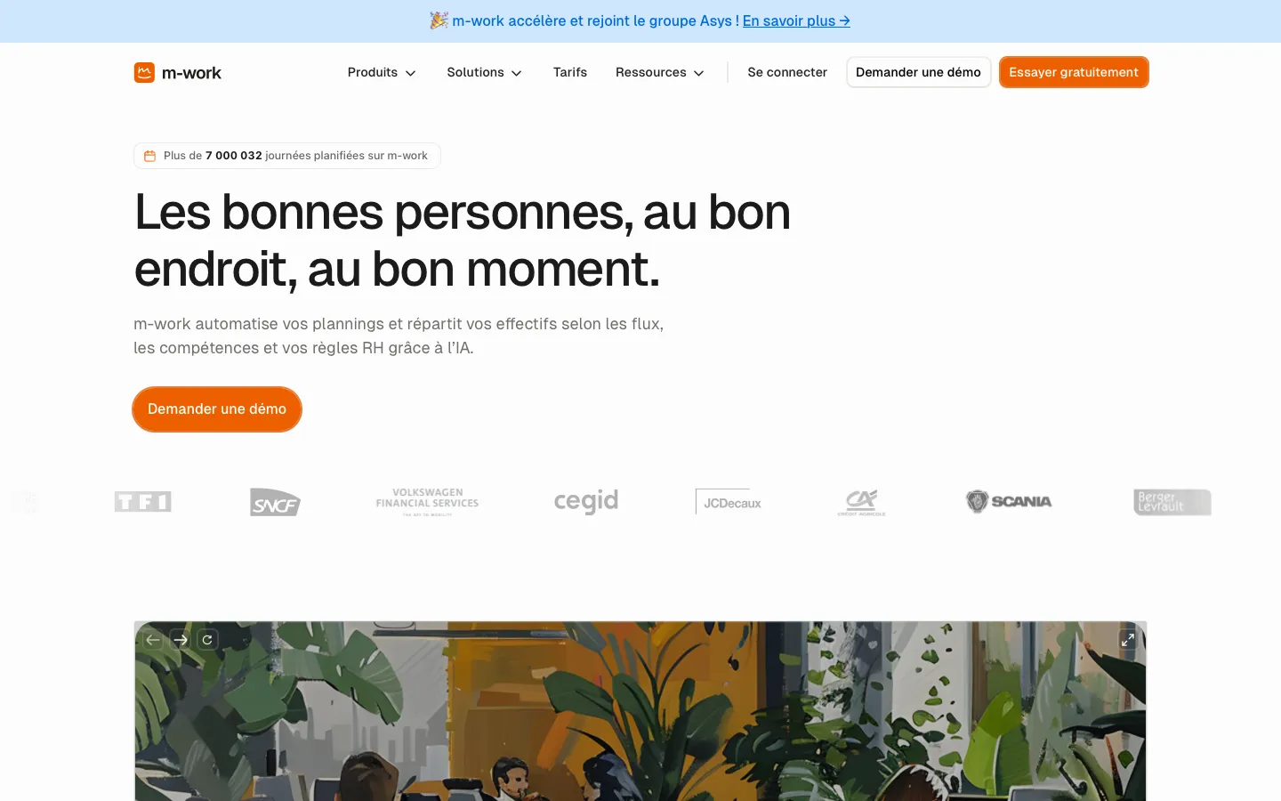 m-work.co - Landing Screenshot Preview